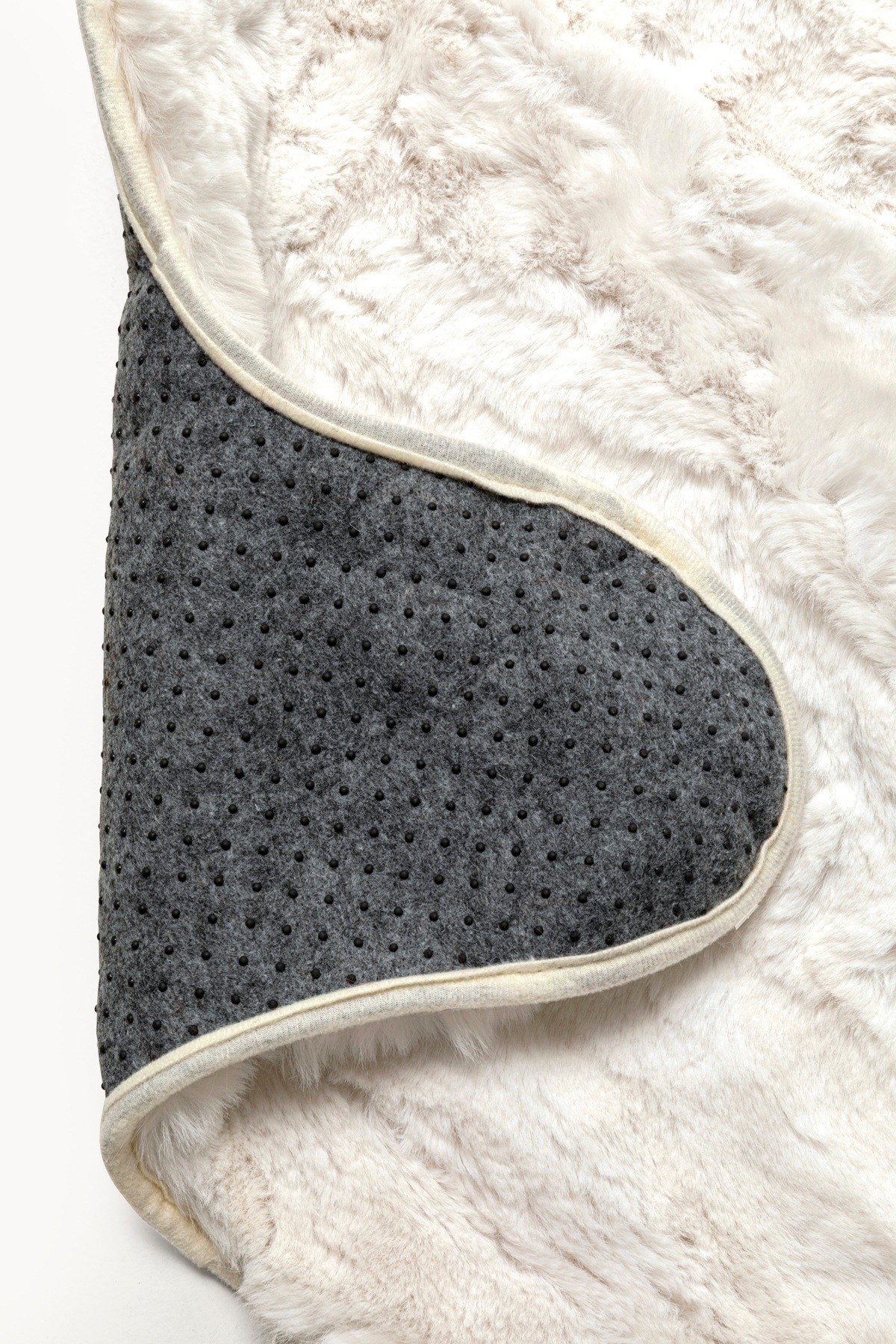 Kare Design Tapis »Kunstfell Mika Creme 90x60cm« Forme de motif 1 mm Höhe