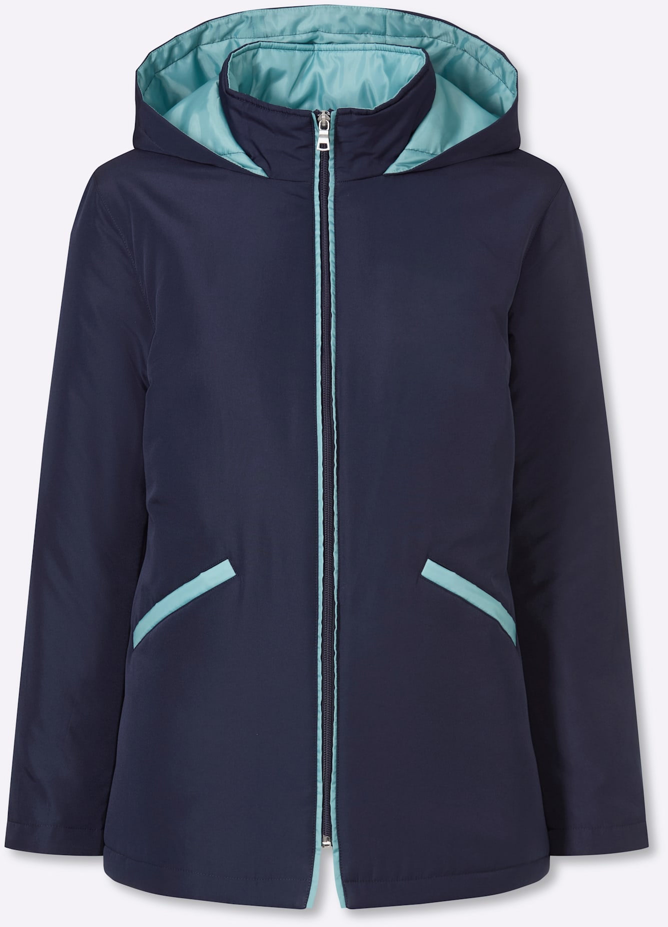 Classic Basics Veste longue mit Kapuze