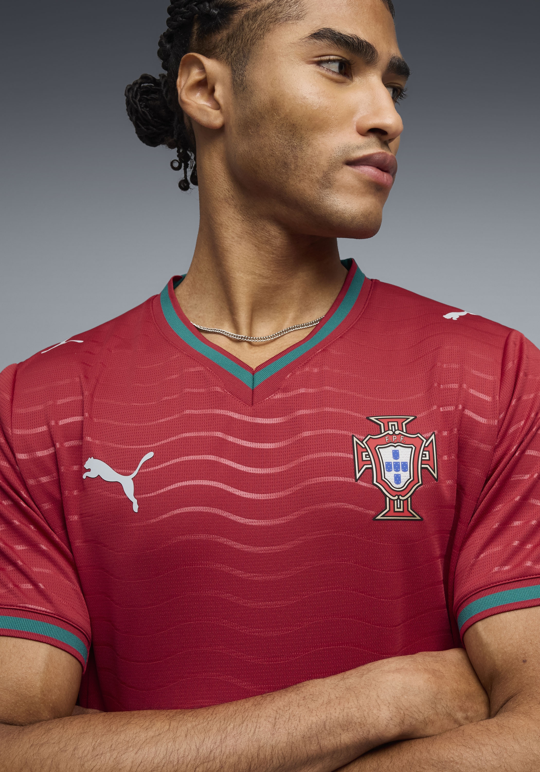 PUMA Fussballtrikot »FPF HOME JERSEY REPLICA« für Fussball, Kurzarm, mit Rundhalsausschnitt, DryCELL-Technologie