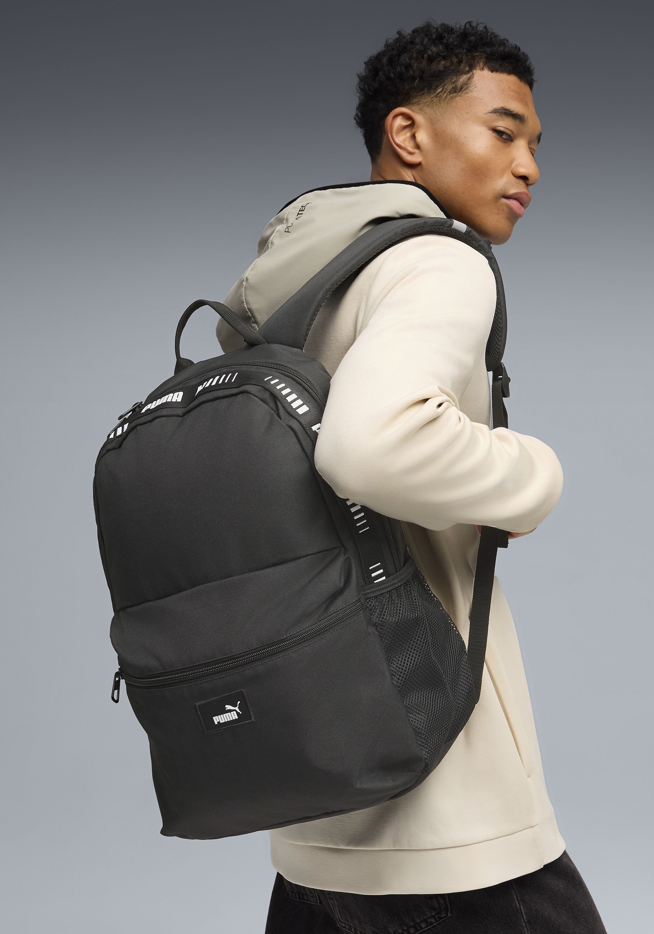 PUMA Rucksack »PHASE TAPE BACKPACK« für Erwachsene, sportlicher Stil, praktische Aufteilung