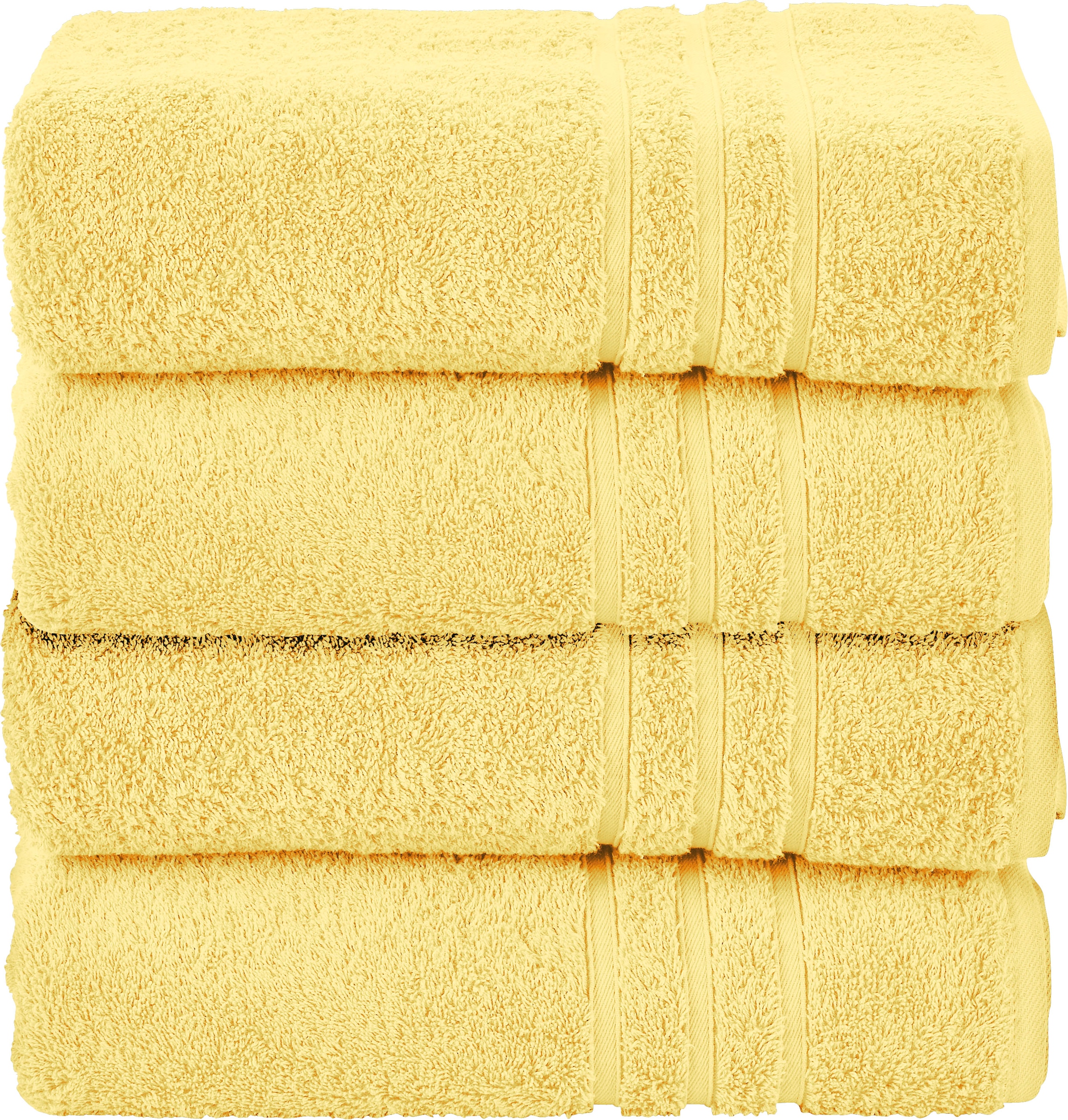 done.® Handtuch Set »Daily Uni« Uni Farben, saugfähiges Walkfrottier