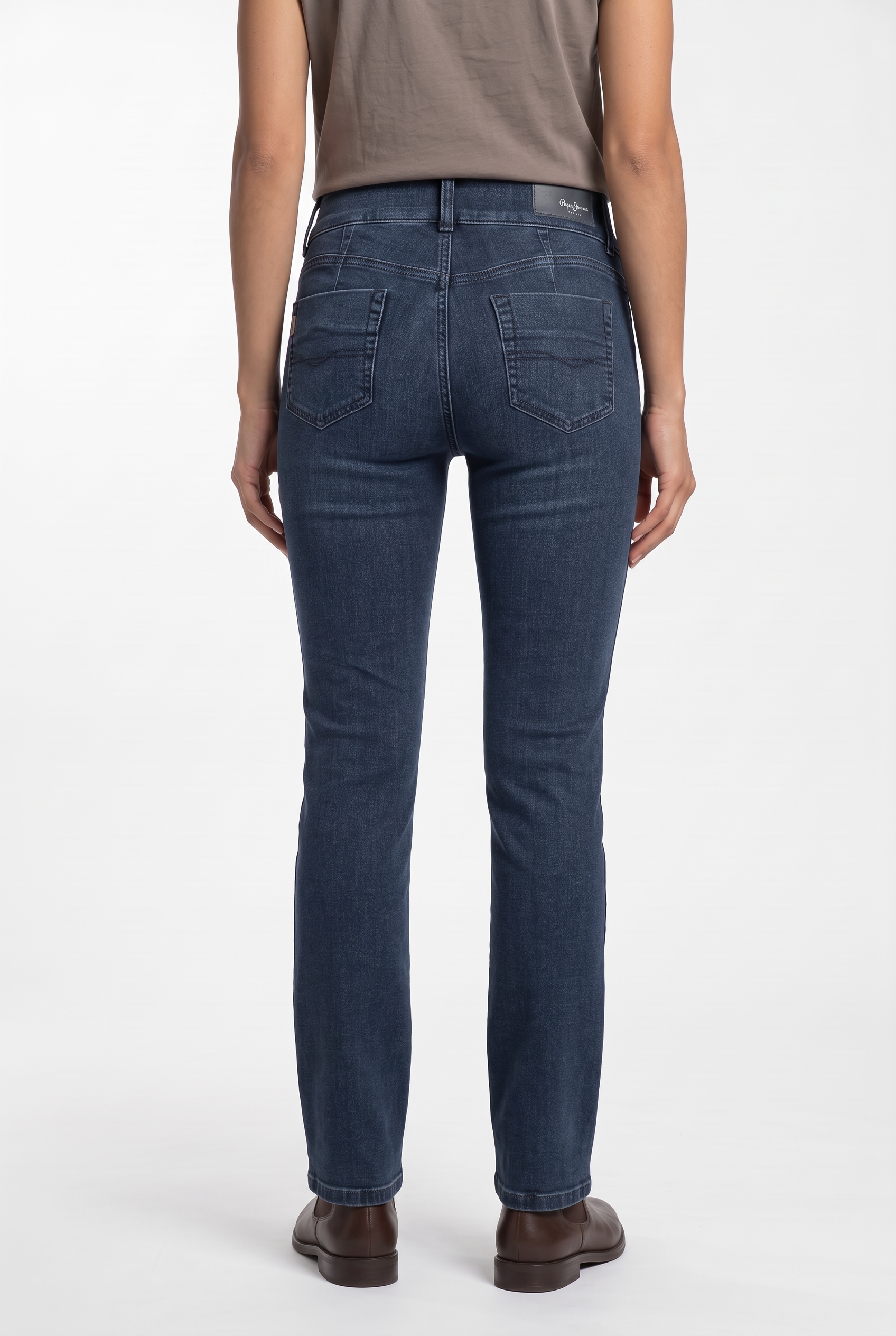 Pepe Jeans Jeans droit »BERYL MW« avec double fermeture à boutons, taille mi-haute