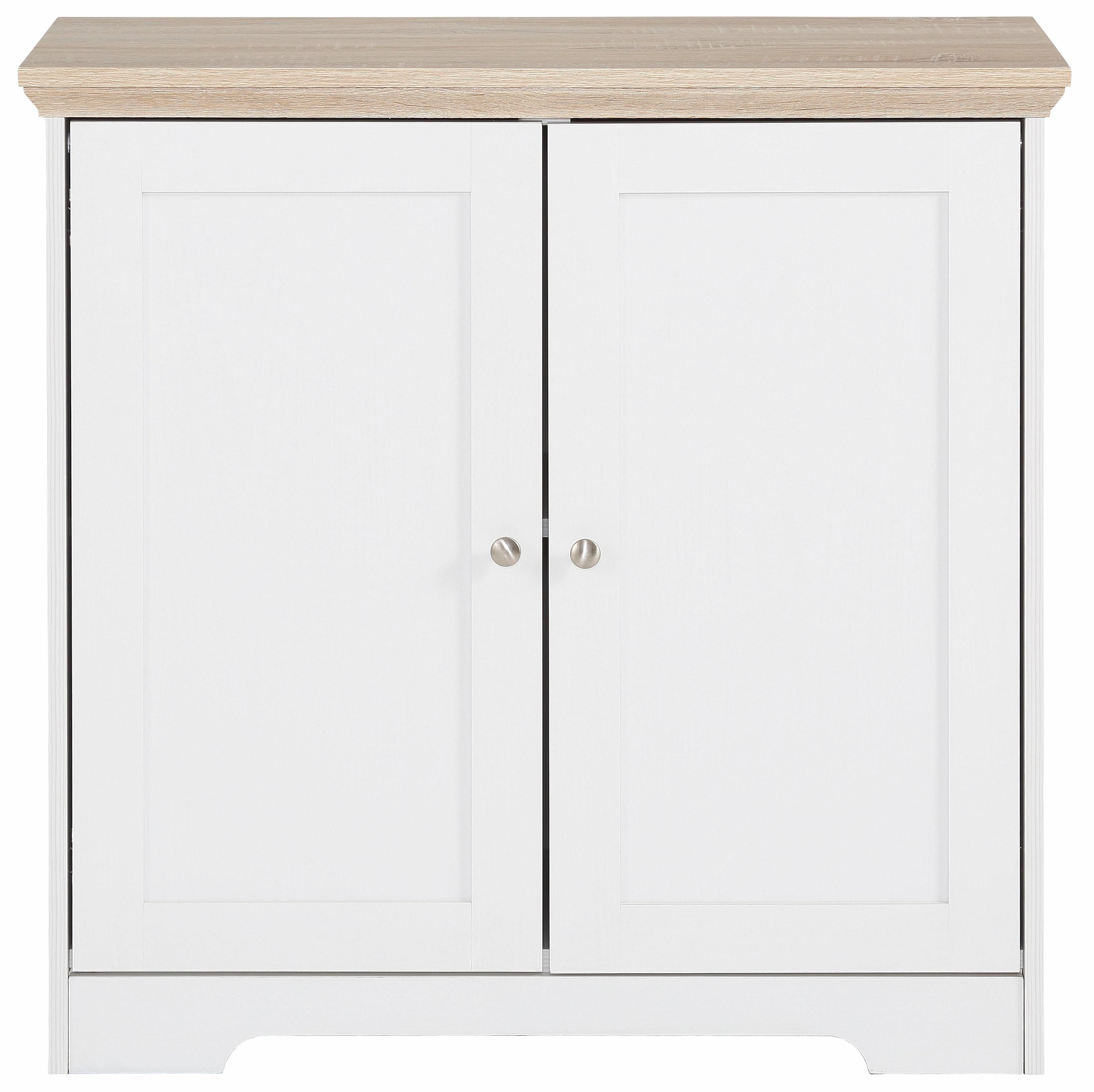 Home affaire Sideboard »Nanna« Kommode mit einer Folien Oberfläche in Eiche-Optik, Breite 80 cm