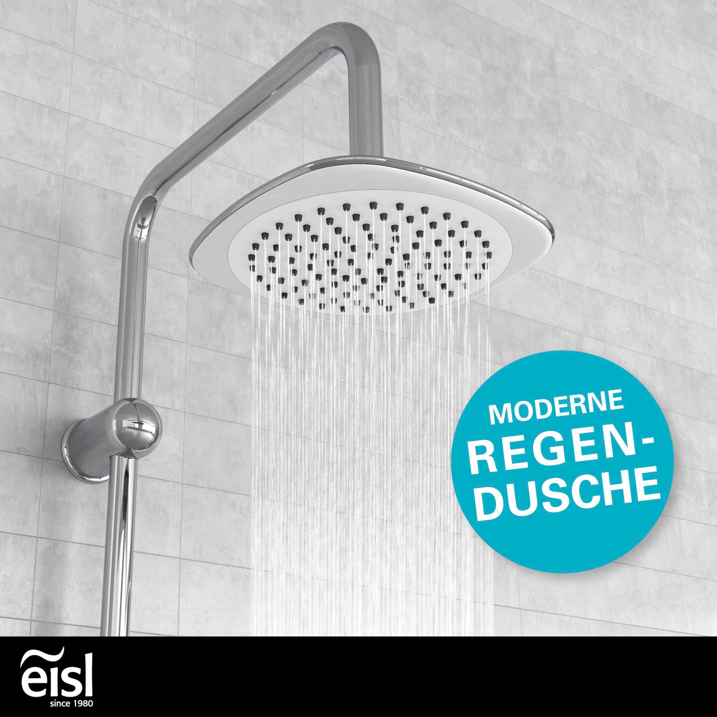 Eisl Brausegarnitur »DUSCHTRAUM« 3-fach verstellbare Wellness Handbrause mit Antikalk-Noppen