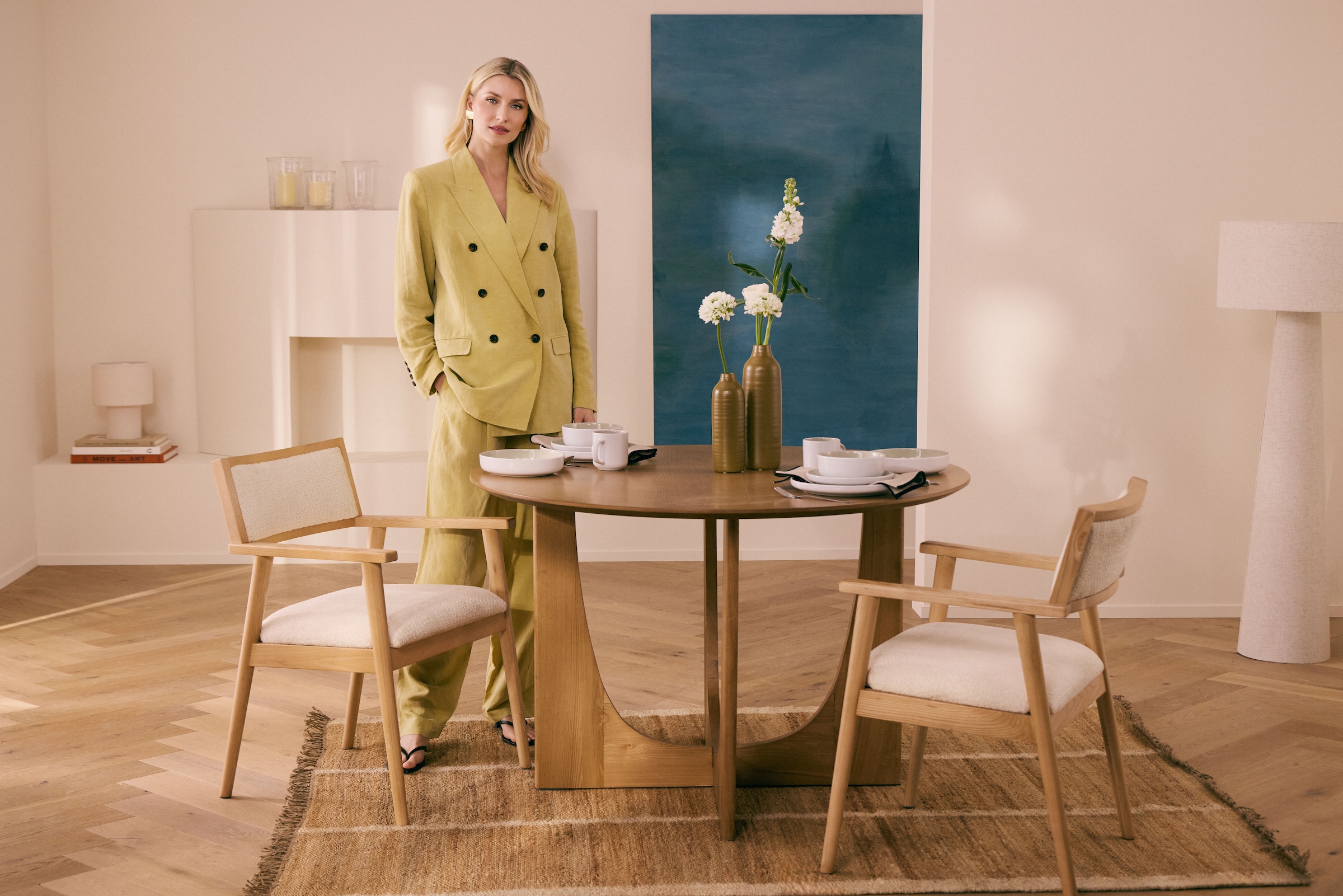 LeGer Home by Lena Gercke Teppich »Lenia, handgewebt, Jute« rechteckig 10 mm Höhe mit Fransen, Teppich, Wohnzimmer, Schlafzimmer, Esszimmer