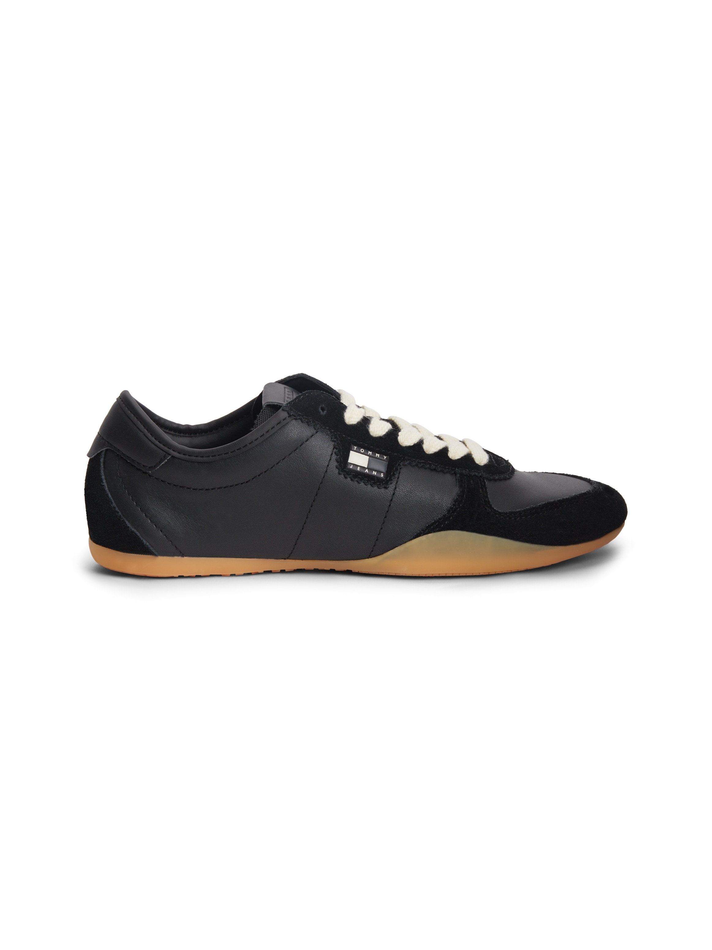 Tommy Jeans Sneaker »TJ BALLET SNEAKER«  Freizeitschuh, Halbschuh, Schnürschuh im Retro-Look
