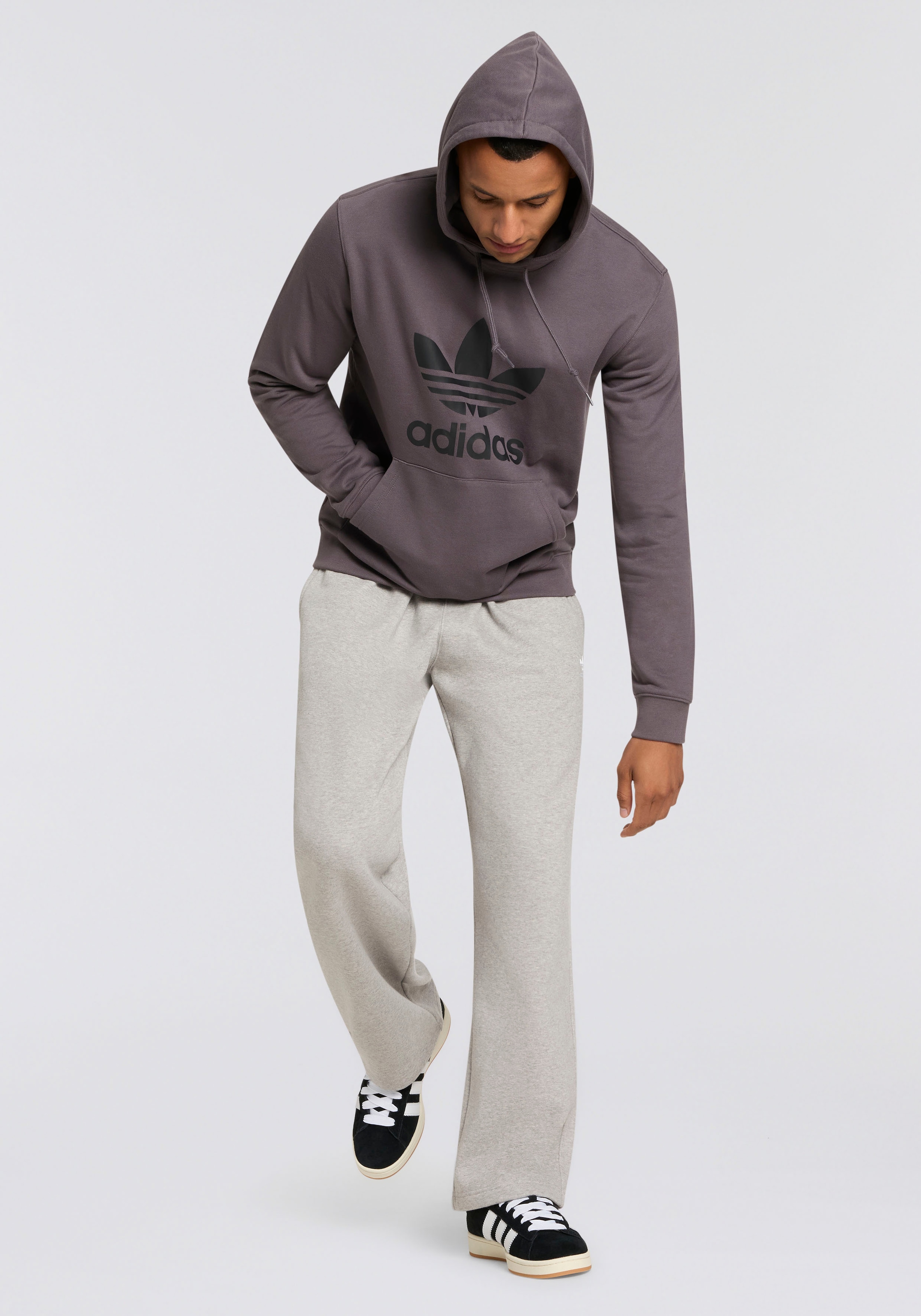 adidas Originals Sweat à capuche »TREFOIL HOODY«, Hoodie, Kapuzenpullover mit grossem Logoprint
