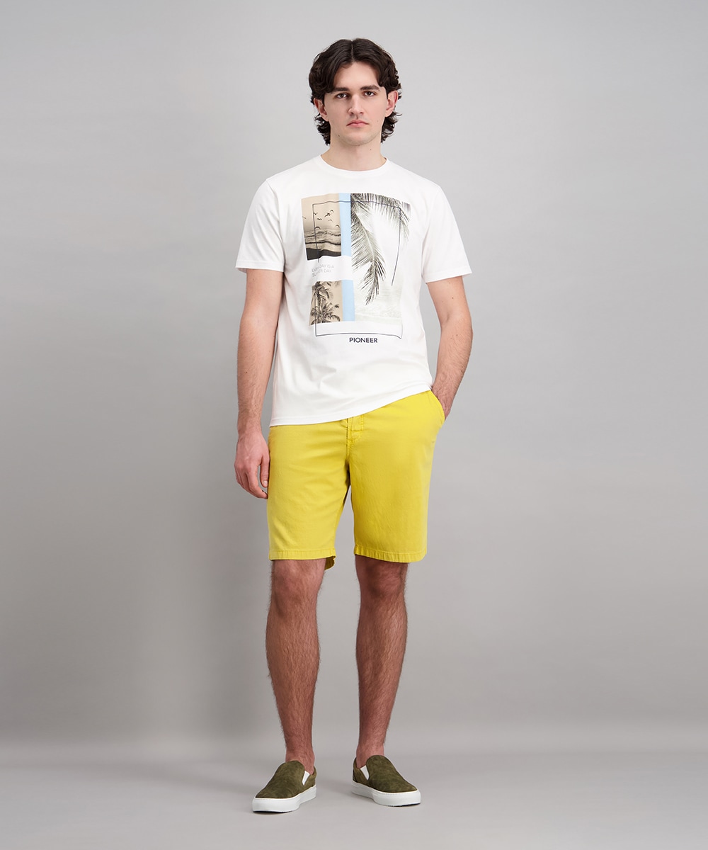 Pioneer Authentic Jeans T-Shirt »RH T-Shirt front Print« mit Print