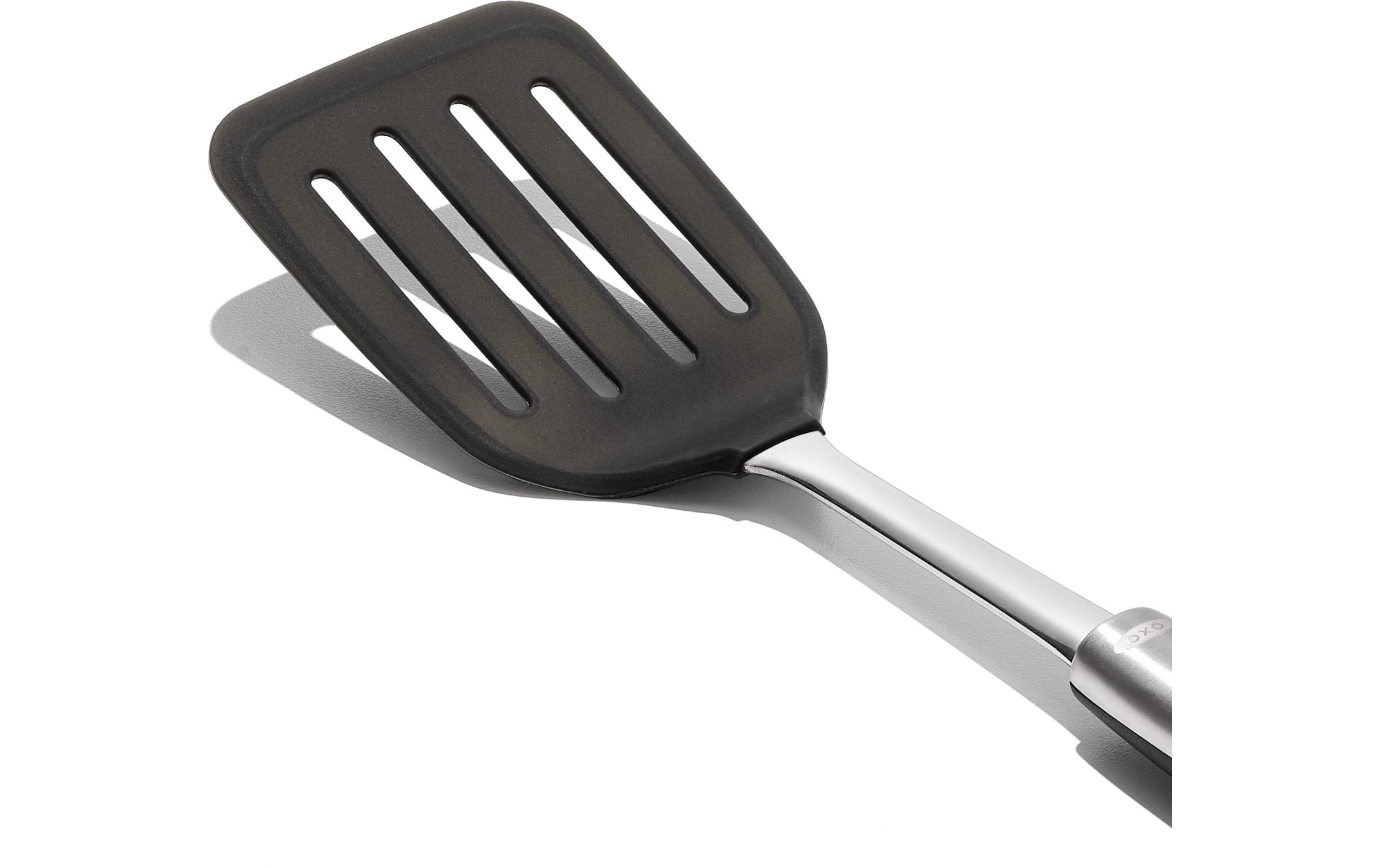 OXO Good Grips Pfannenwender »OXO Silicone Flexible Turner« der Kopf besteht aus hitzebeständigem Silikon