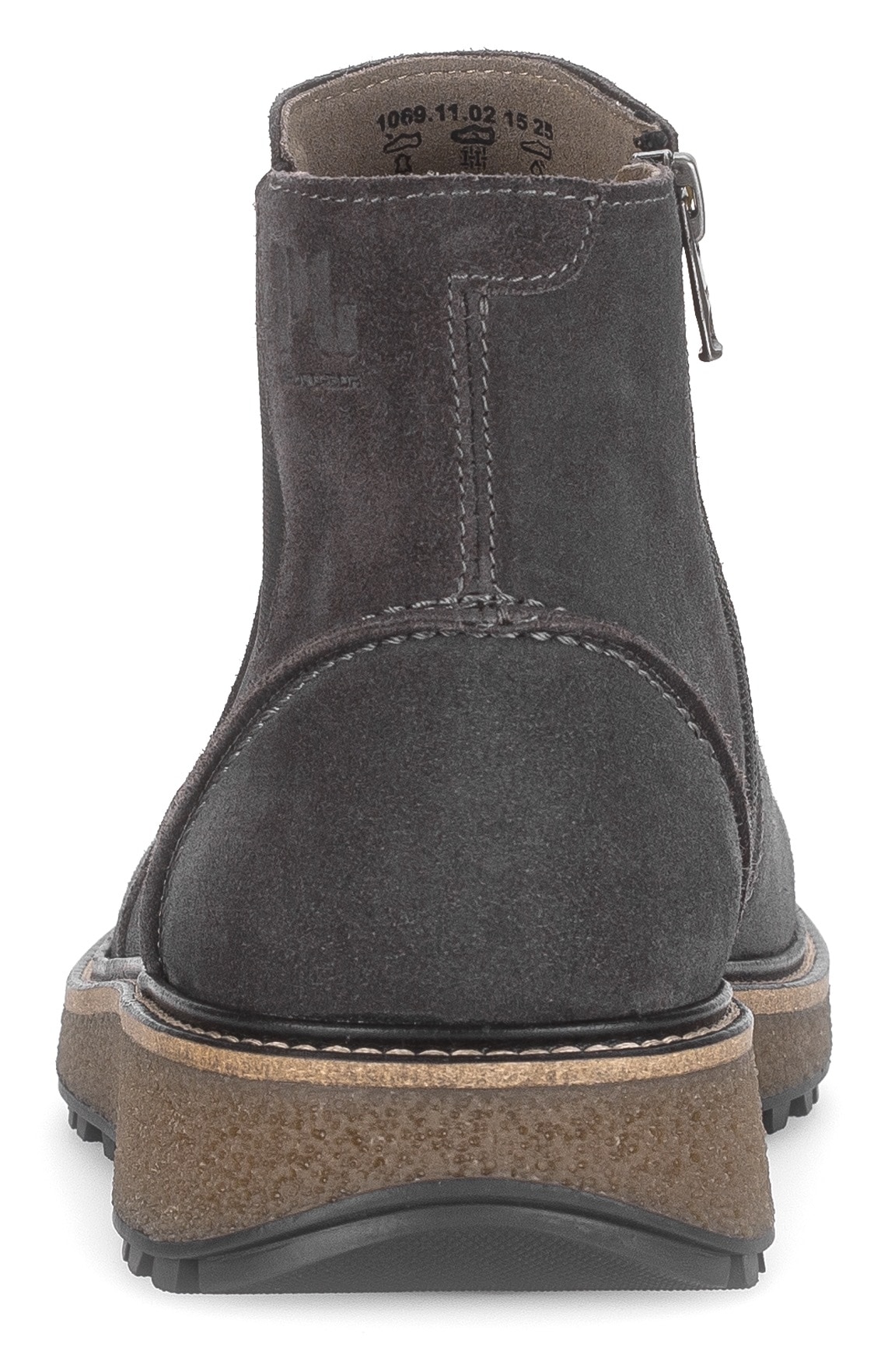 Pius Gabor Bottines chelsea  bottes d'automne avec coutures contrastantes et logo embossé