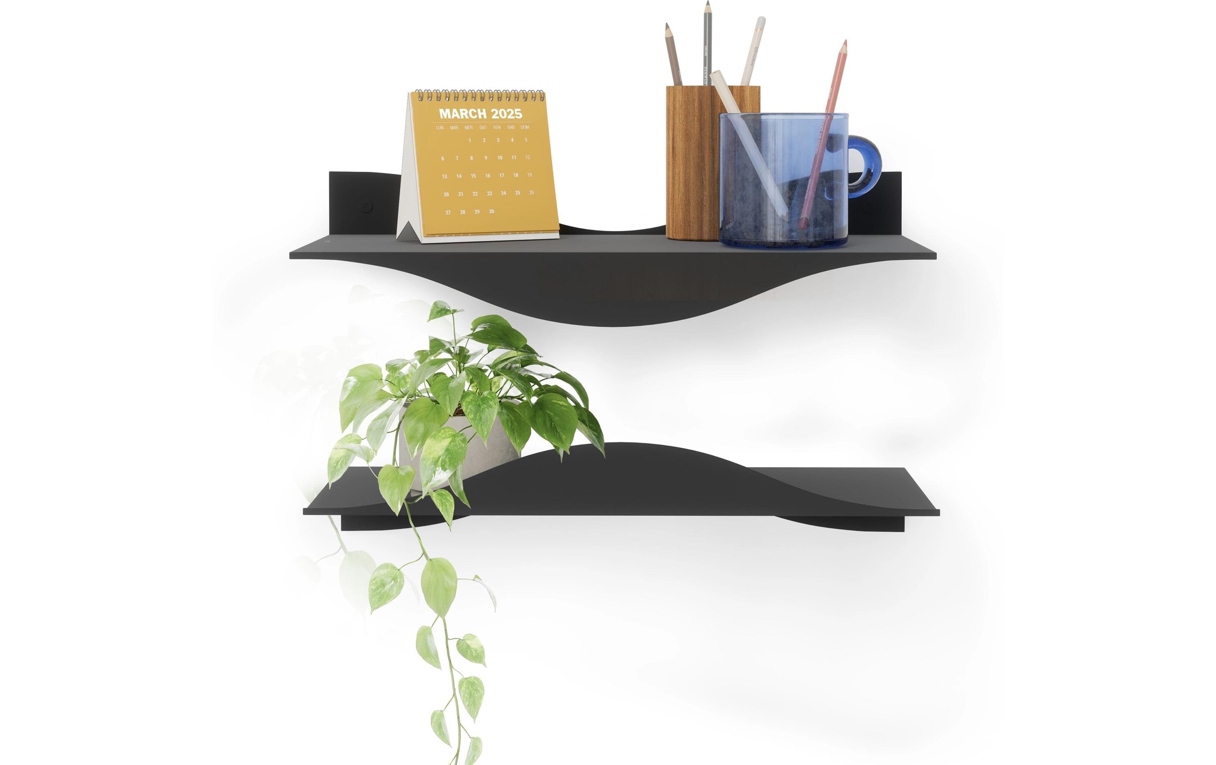 Umbra Étagère murale »Surf 2er Set, 43 x 18 x 10 cm« Set, 2 Stück, 