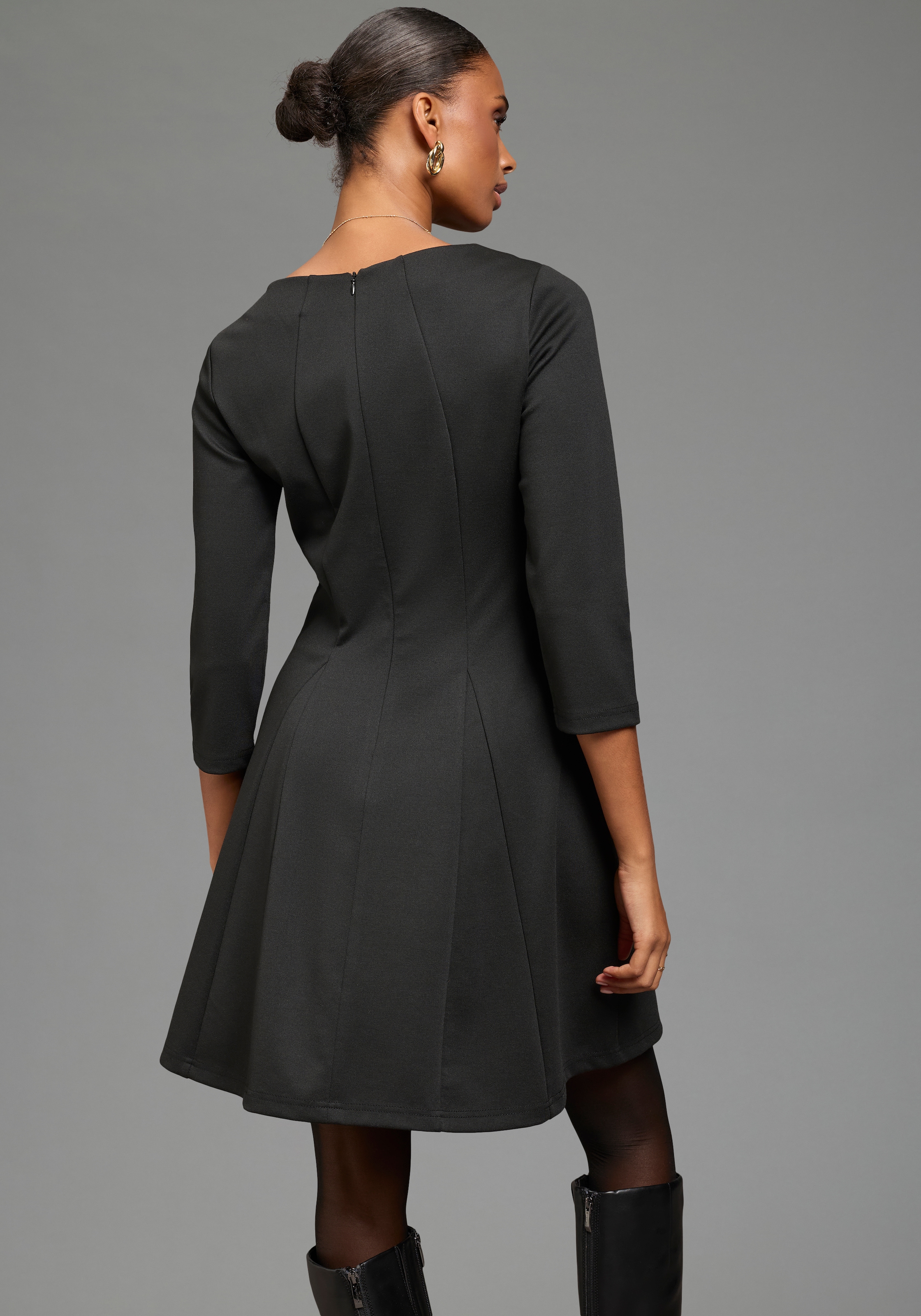 Laura Scott Robe en jersey Sans poche | Sans poches en ligne A extra courte, avec manches 3/4