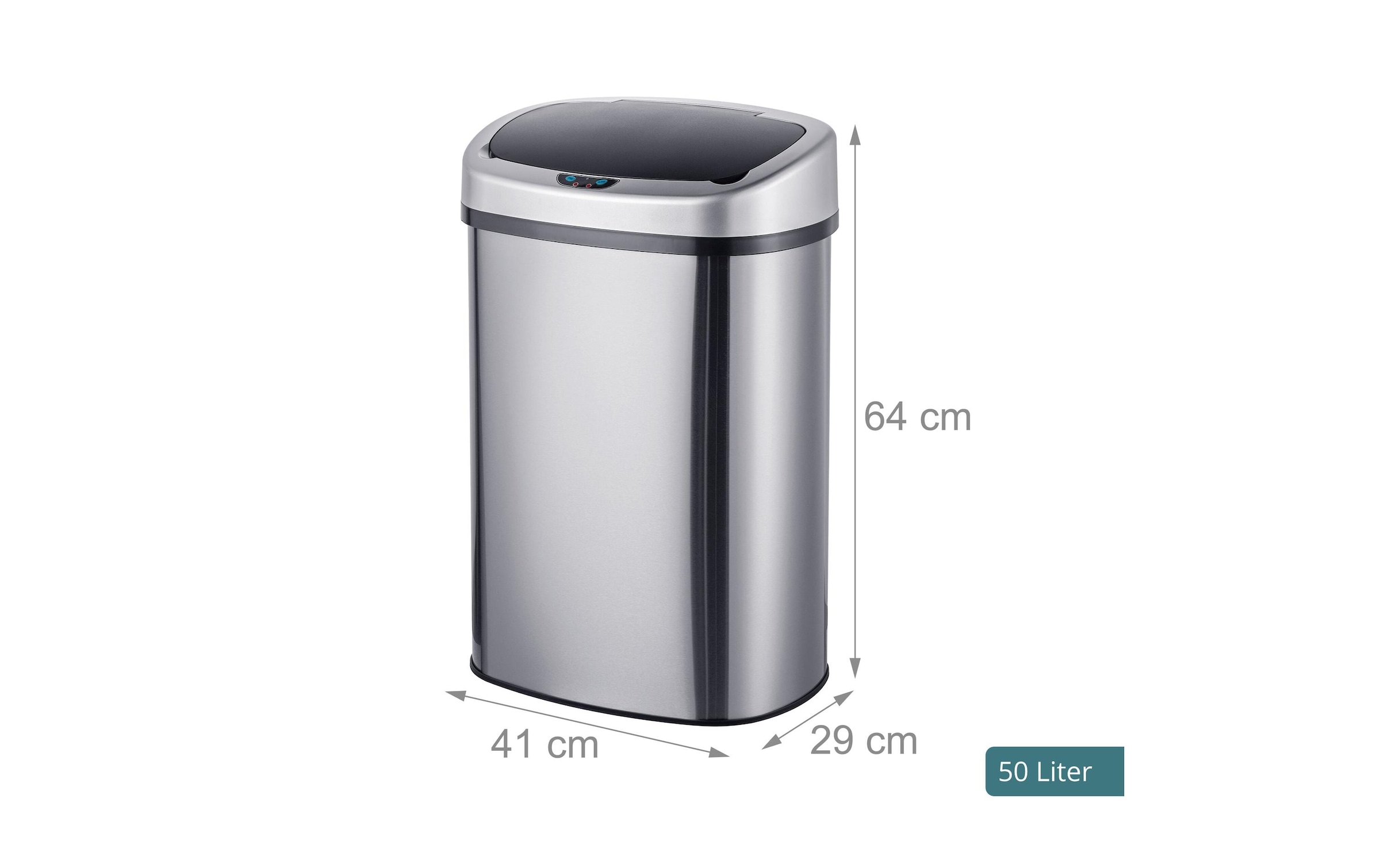 relaxdays Mülleimer »50 l« 1 Behälter