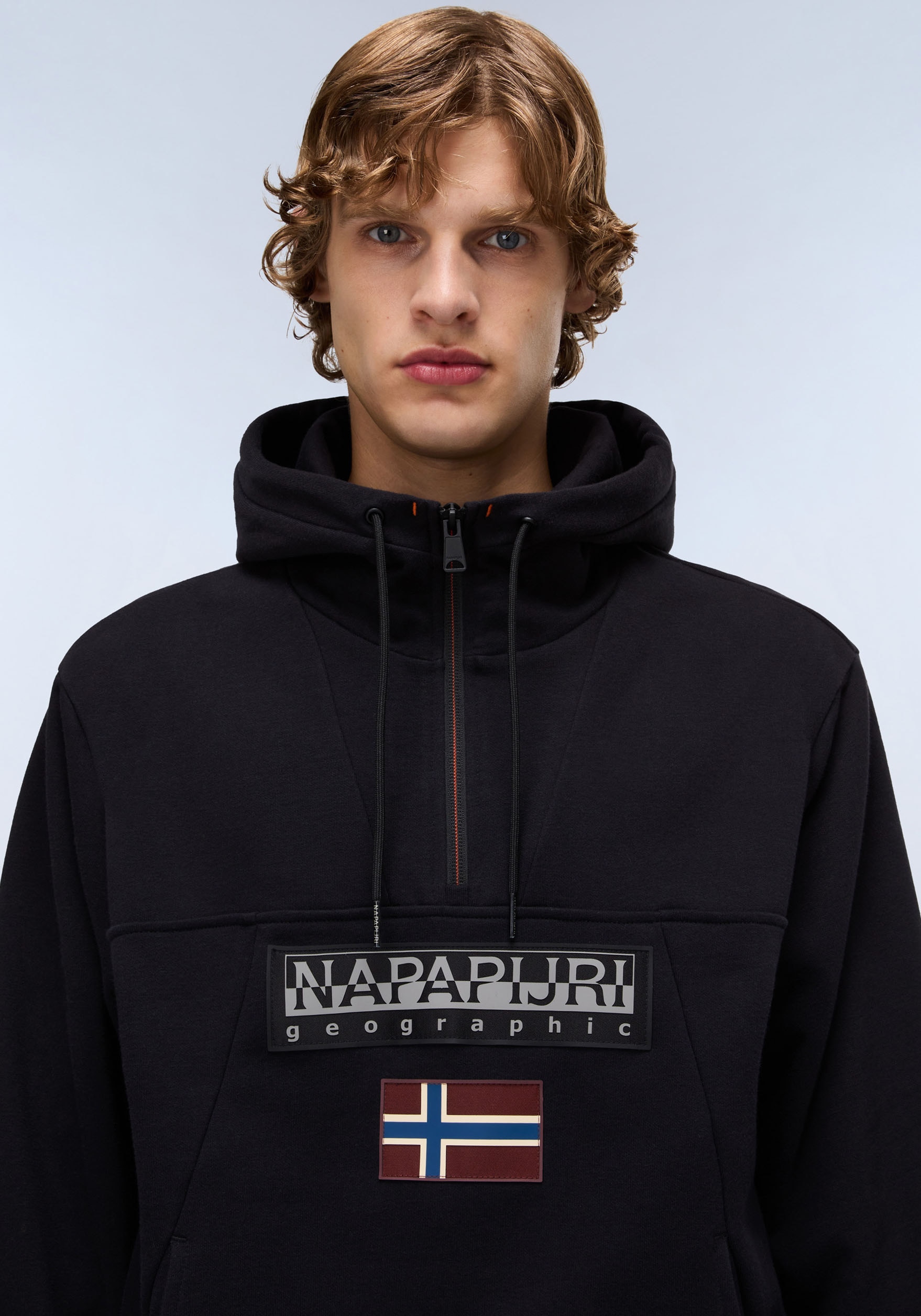 Napapijri Sweat à capuche »BURGEE« Regular fit mit Kapuze