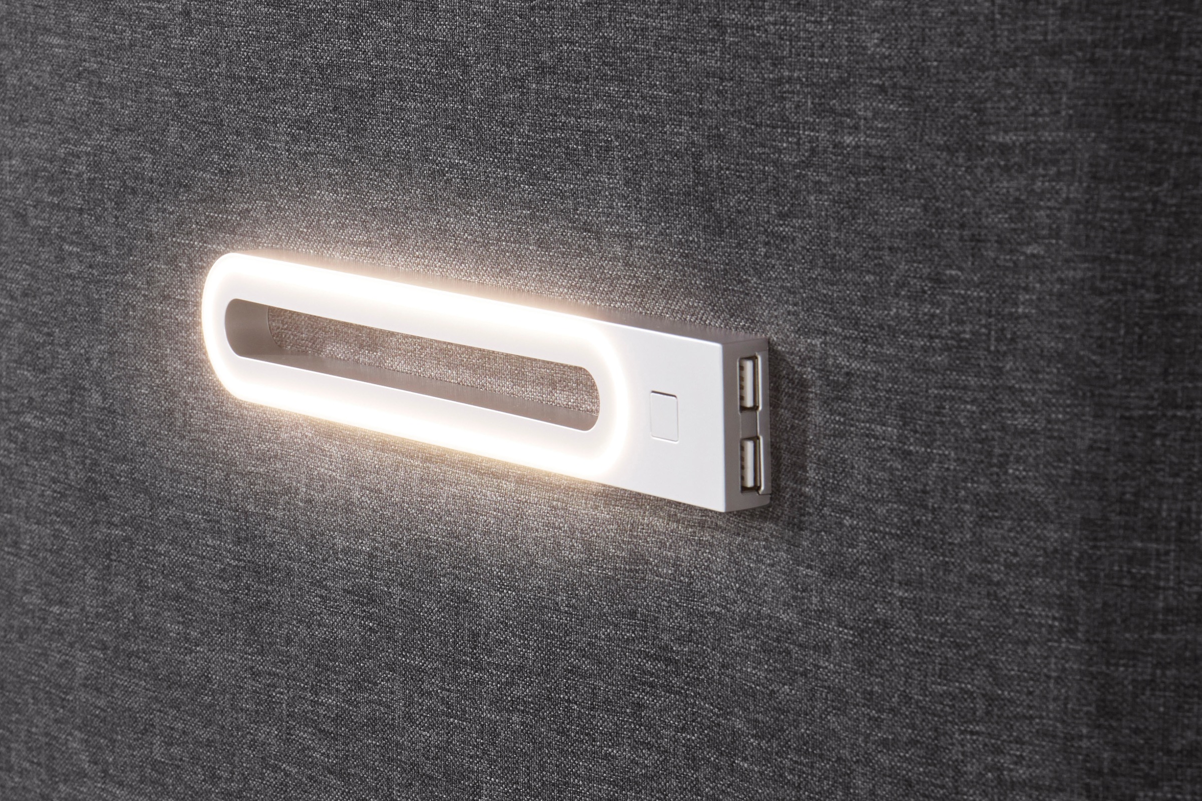 Home affaire Lit de boxe »Luan« Schubkästen, LED-Beleuchtung und Topper, in Breite 120 cm und 180 cm