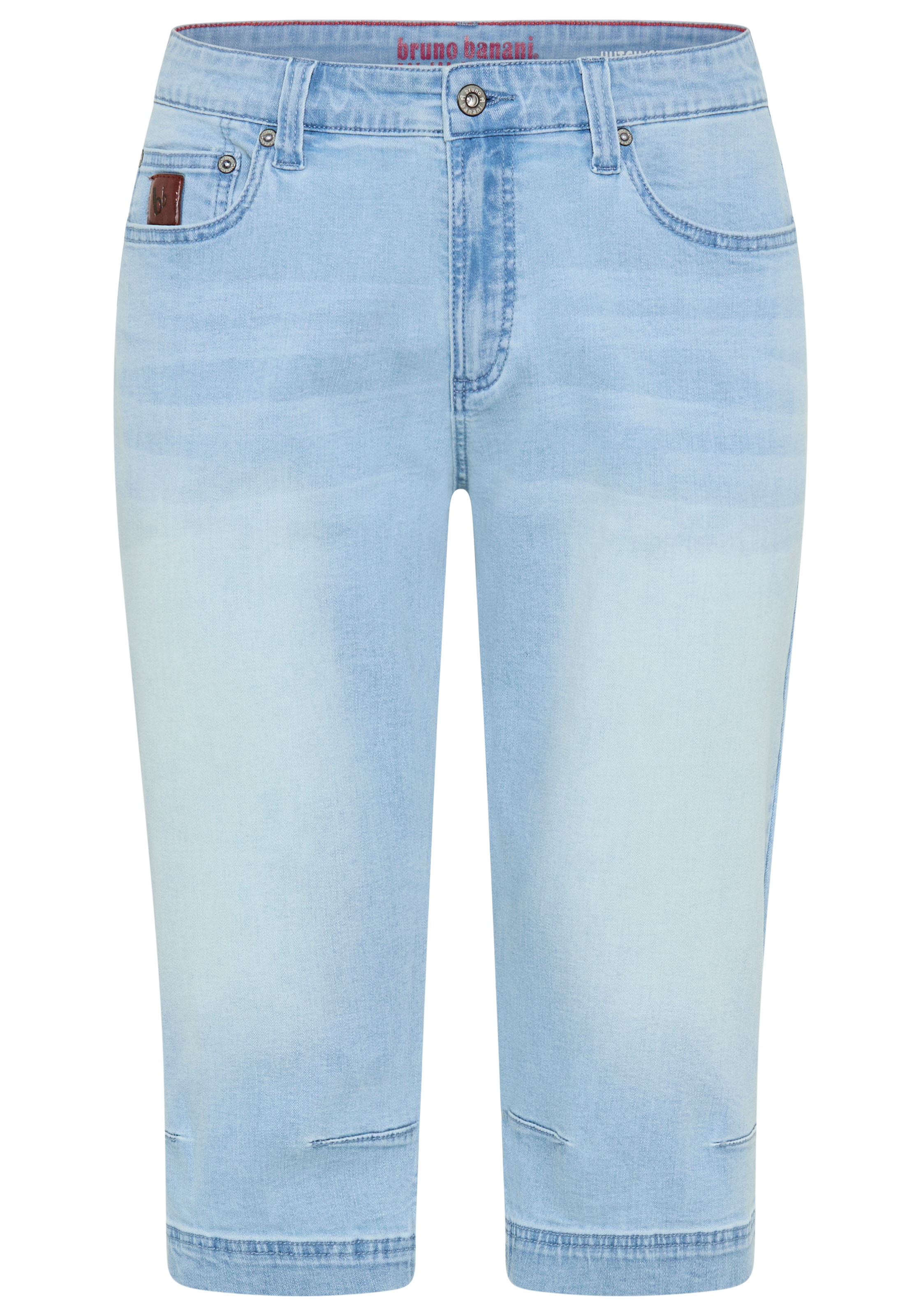 Bruno Banani Jeansbermudas »Hutch-Bermuda« Straight-Fit, normale Leibhöhe, aus elastischem Denim-Material