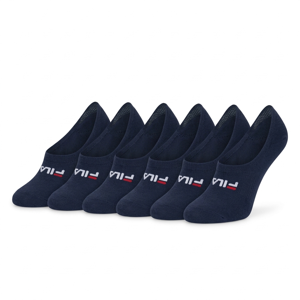 Fila Chaussons »UNISEX GHOST SOCKS« 6 paires,  avec inscription logo, bande en silicone au talon pour un meilleur maintien