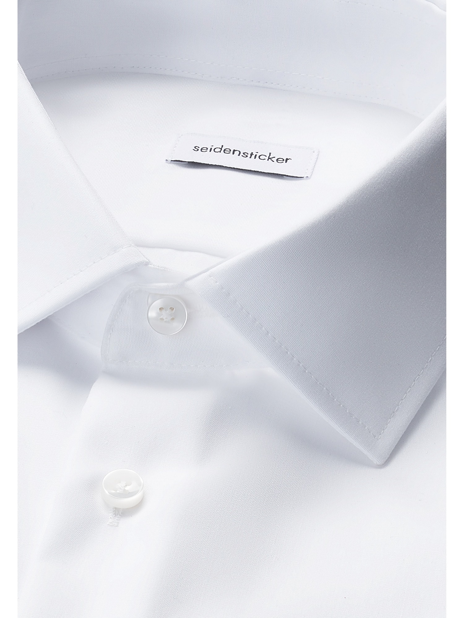 seidensticker Chemise d'affaires »Schwarze Rose« Slim 1/2 Kentkragen Uni