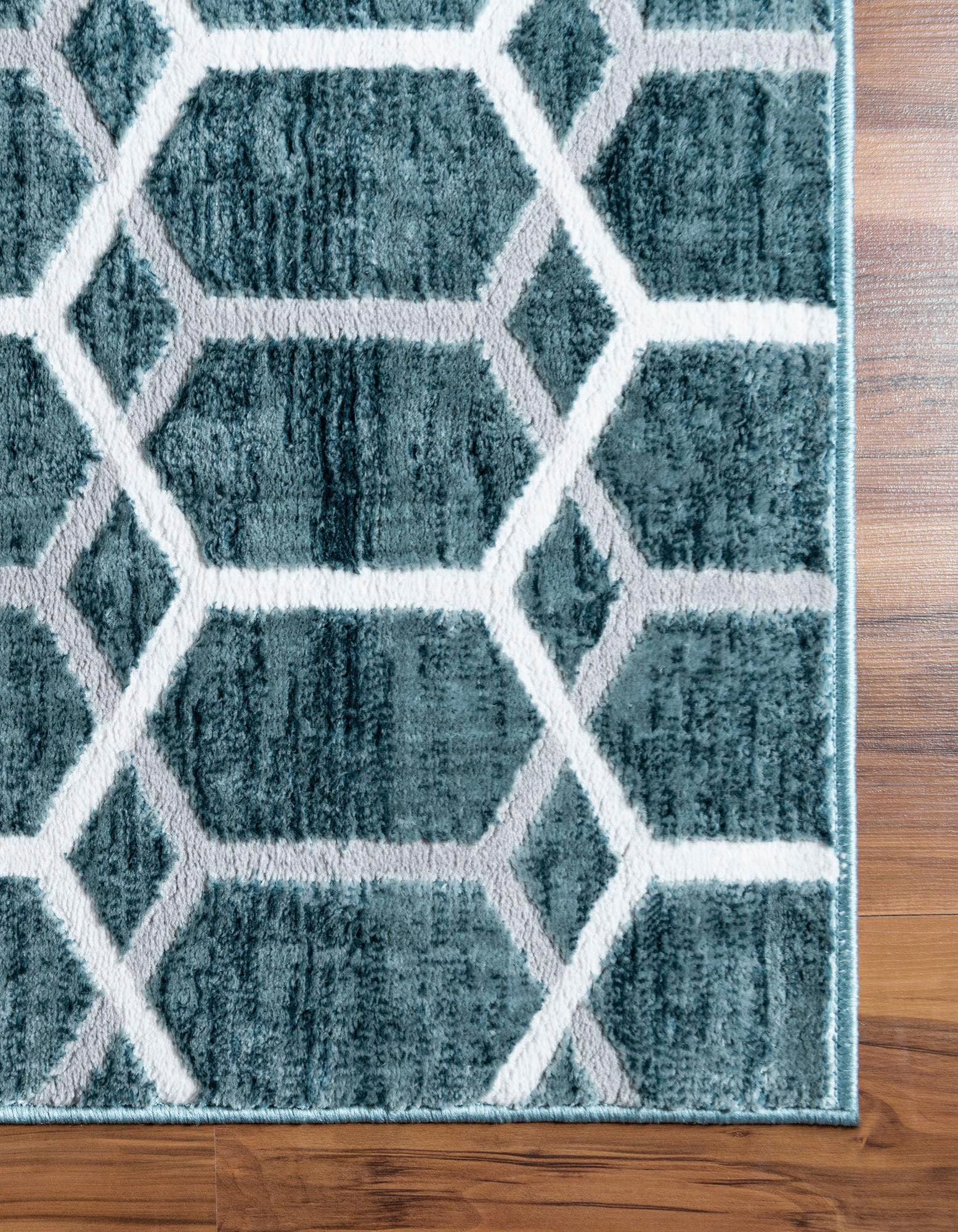 Myflair Möbel & Accessoires Teppich »Titan Trellis, LAGERRÄUMUNG!« rechteckig 13 mm Höhe Kurzflor, gewebt, modernes geometrisches Design