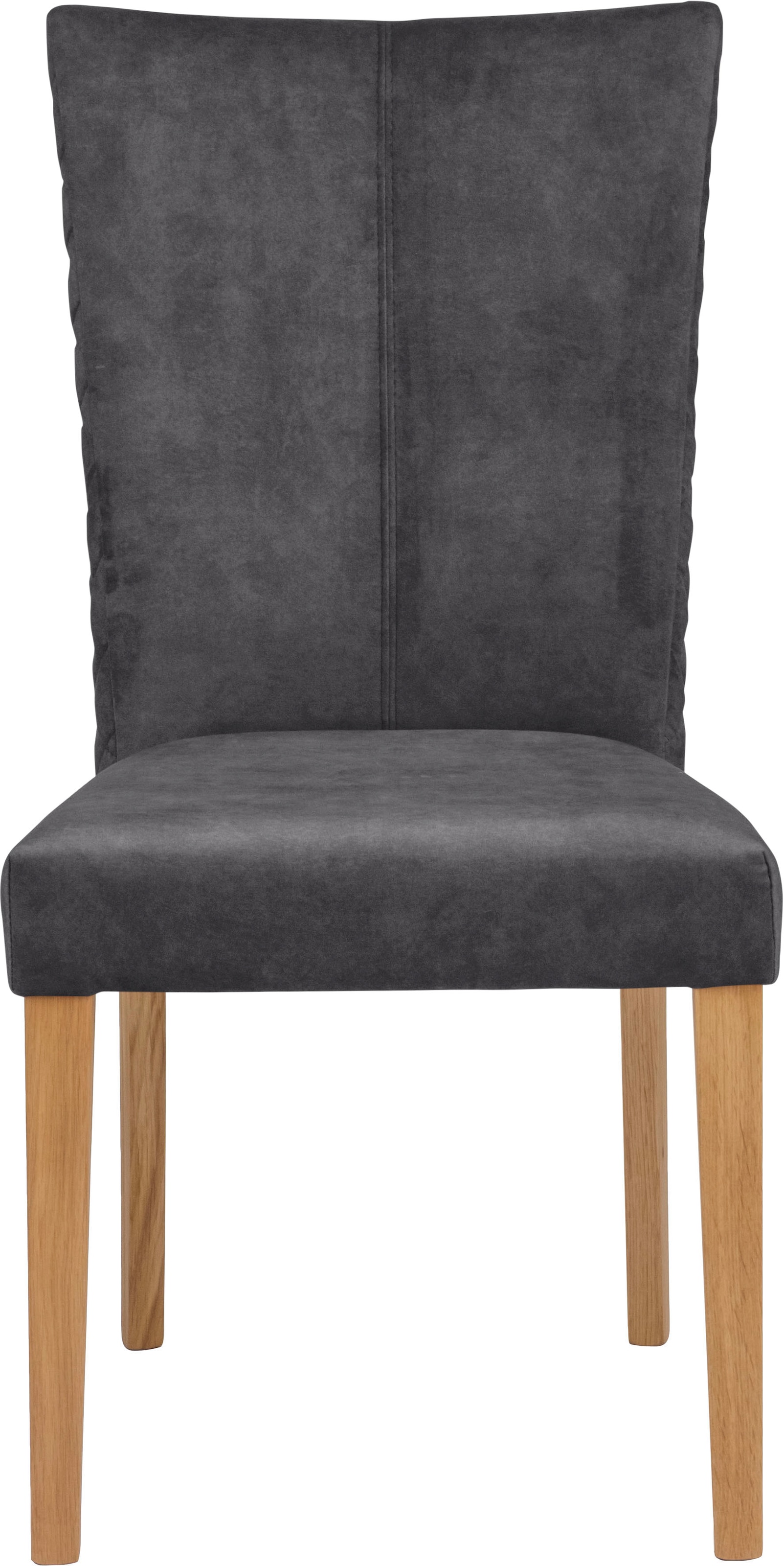 Leonique Esszimmerstuhl »Vence« (Set) 2 Stk.mit Rautensteppung in der Rückenlehne, Beine aus massiver Eiche