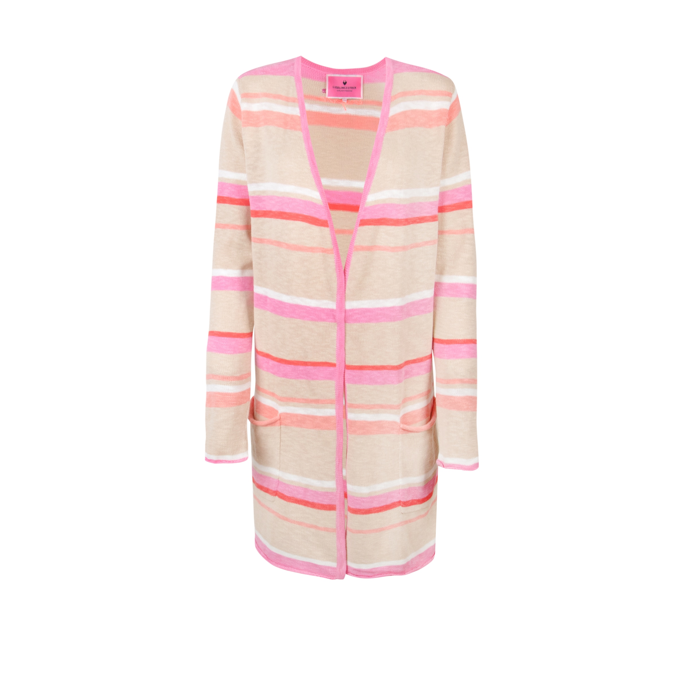 Lieblingsstück Longstrickjacke »SinaL« mit allover Streifendessin