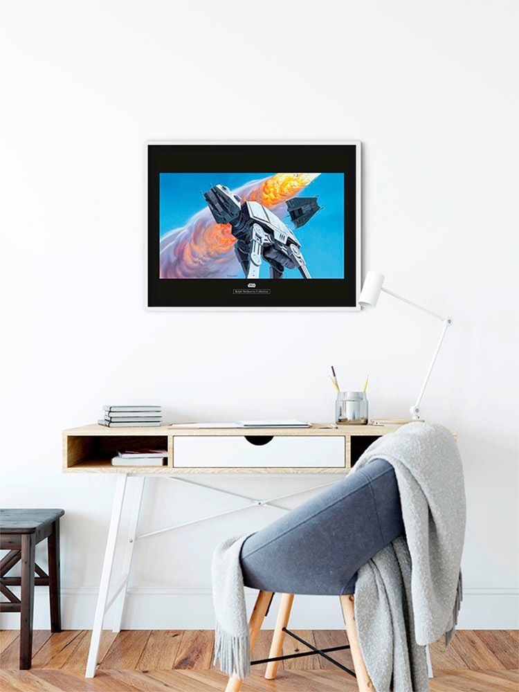 Komar Image »Star Wars Classic RMQ Hoth Battle AT-AT« 1 cuis tlg. Wandbild zur Dekoration im Kinderzimmer - ohne Rahmen