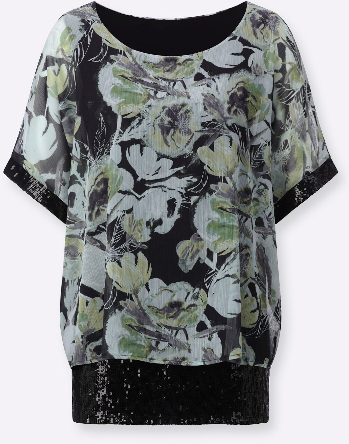 creation L Blouse en mousseline