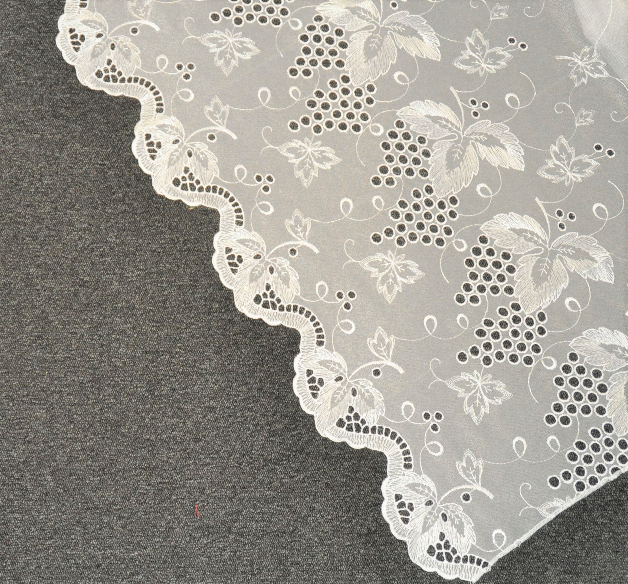 Stickereien Plauen Gardine »Rebe« Kräuselband 1 Stk. tlg.