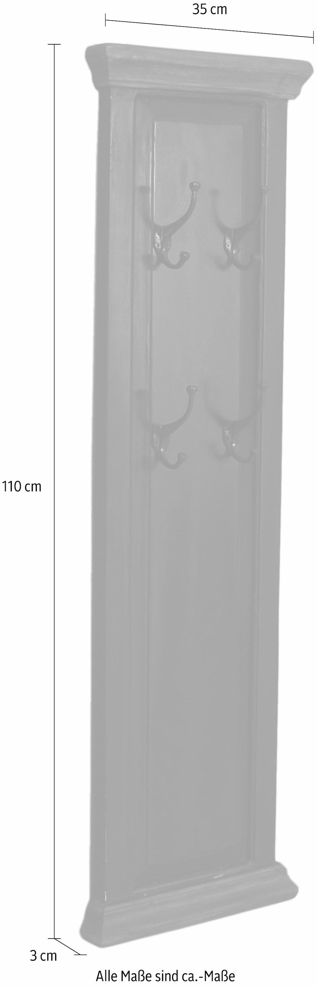 SIT Garderobenpaneel »Corsica« mit Schublade, Shabby Chic, Vintage