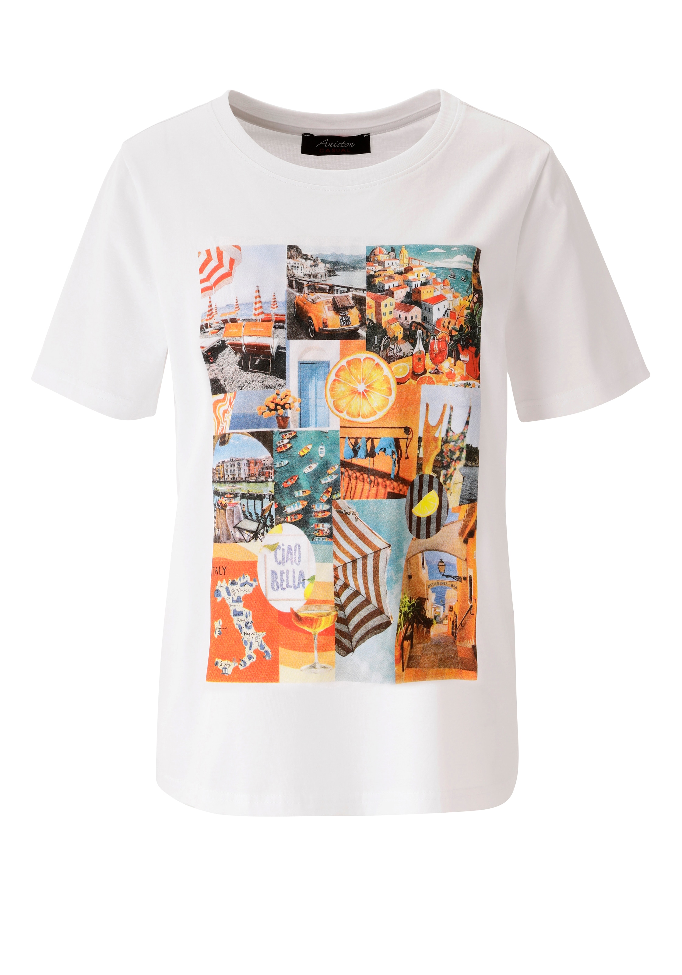 Aniston CASUAL T-shirt mit italienischem Flair - NEUE KOLLEKTION