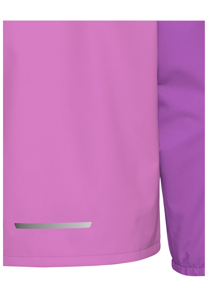 Jack Wolfskin Regenjacke »ADVENTURETRIBE 2L JKT K« atmungsaktiv, wasserdicht, mit Reissverschluss, normale Länge