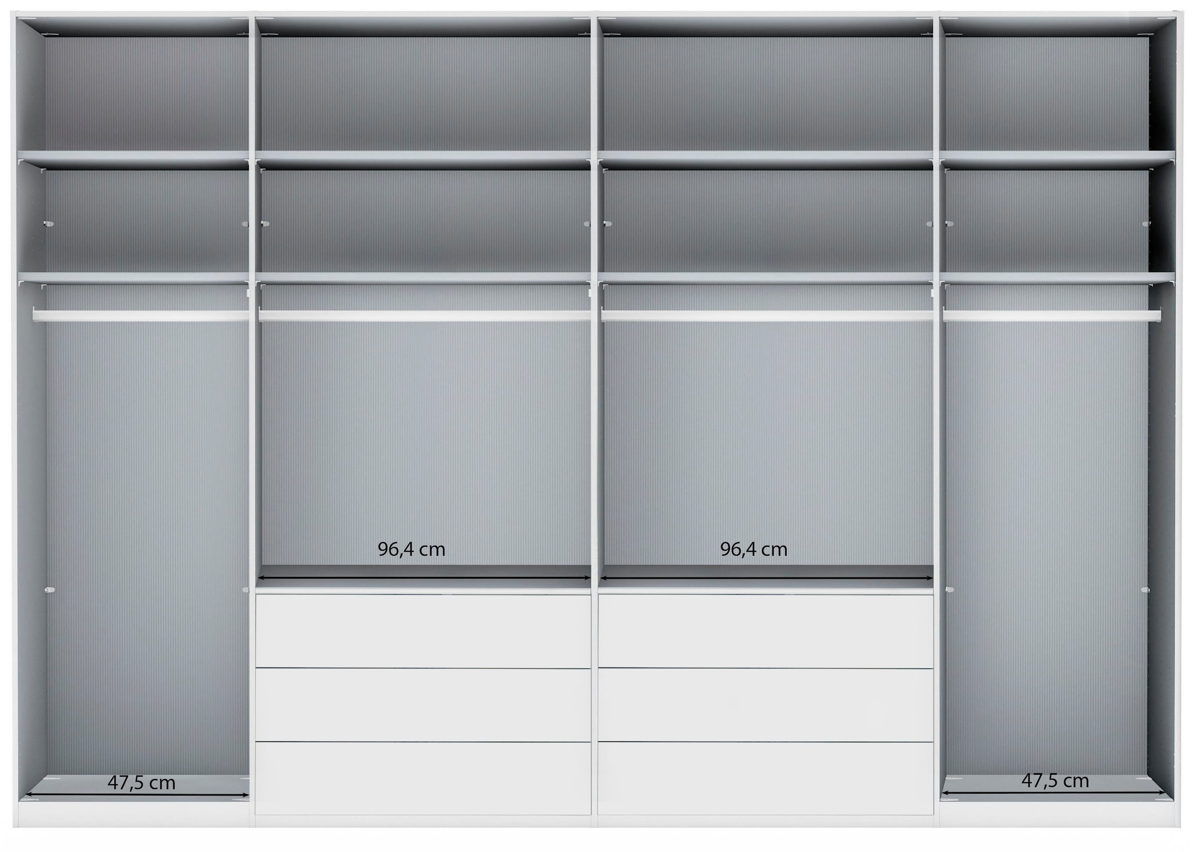 WIEMANN Kleiderschrank »Monaco« hochwertige Beschläge