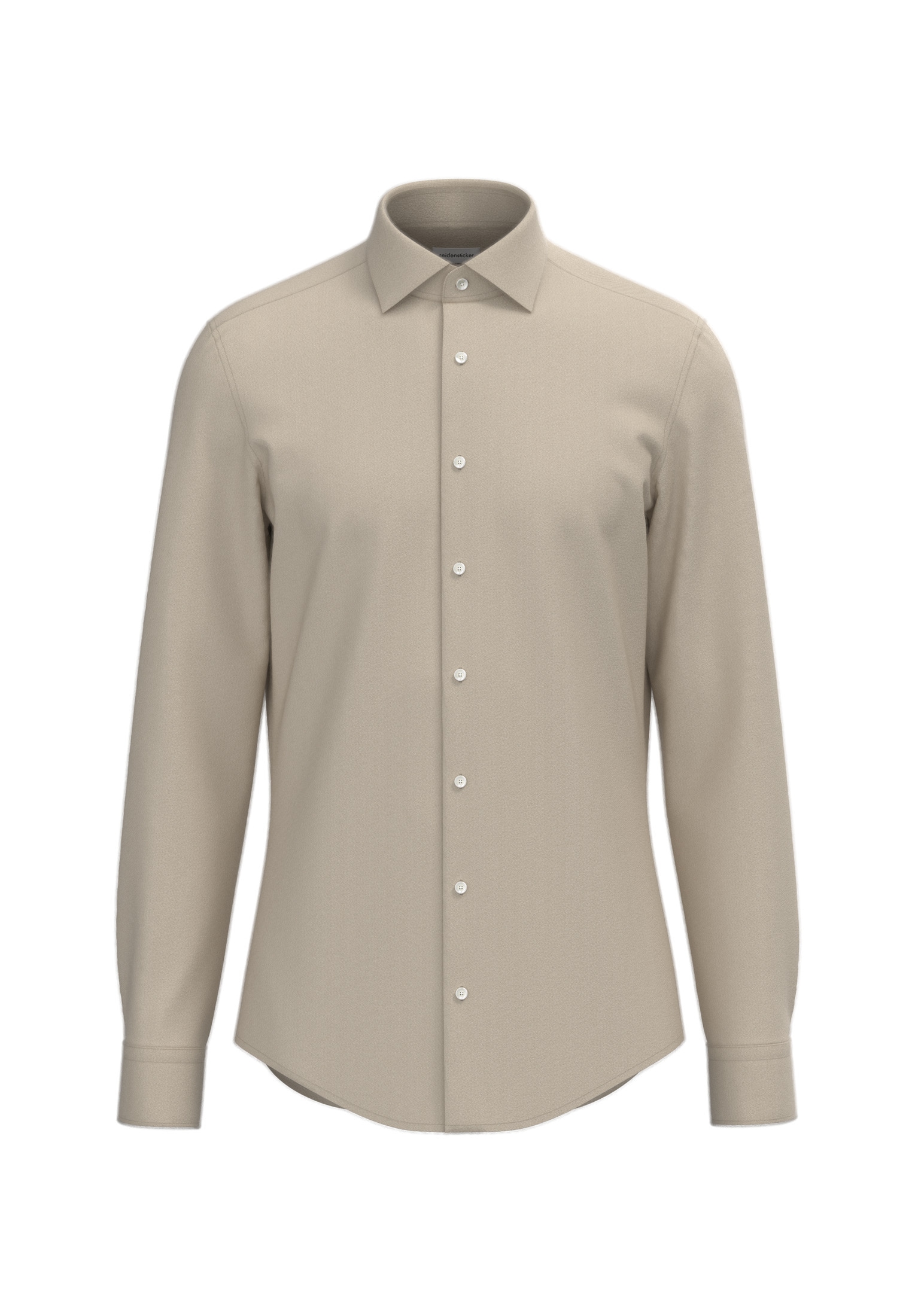 seidensticker Chemise en flanelle »Schwarze Rose« Shaped 1/1 Kentkragen Uni