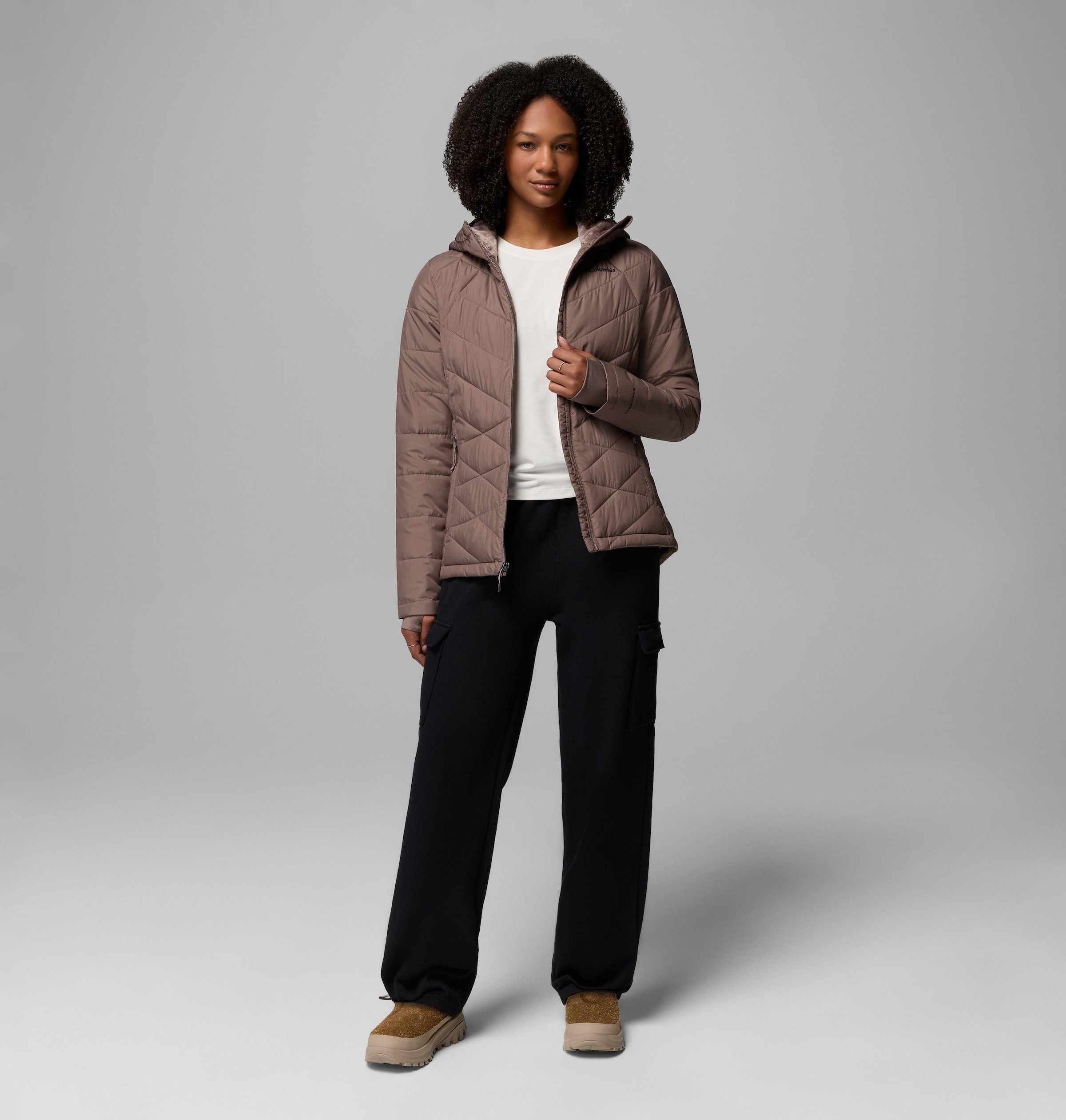Columbia Steppjacke »Heavenly Hooded Jacket« mit Kapuze mit integrierter Thermotechnologie, wasserabweisend, windabweisend