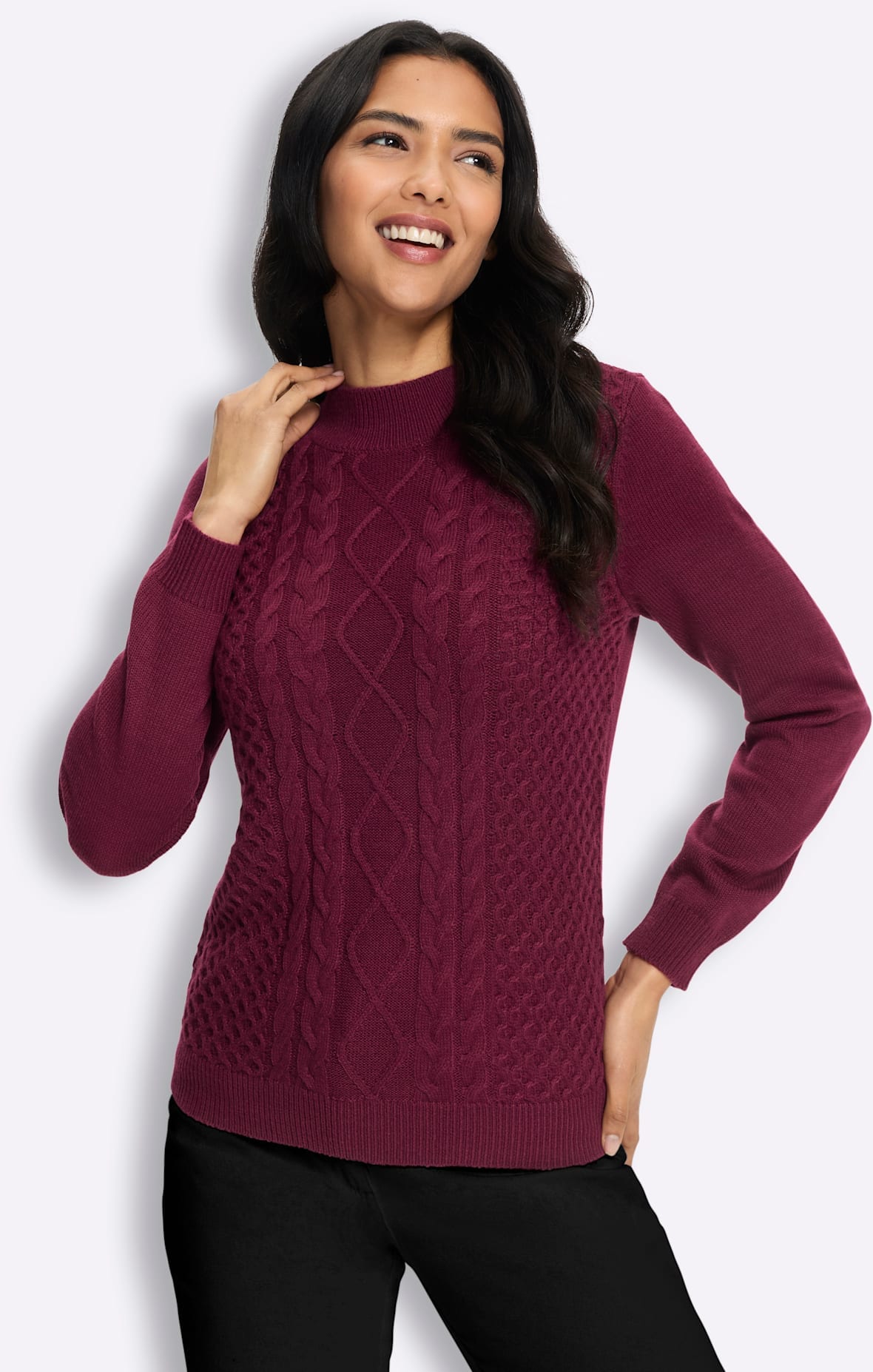 Classic Basics Pull à col montant »Stehkragen-Pullover«