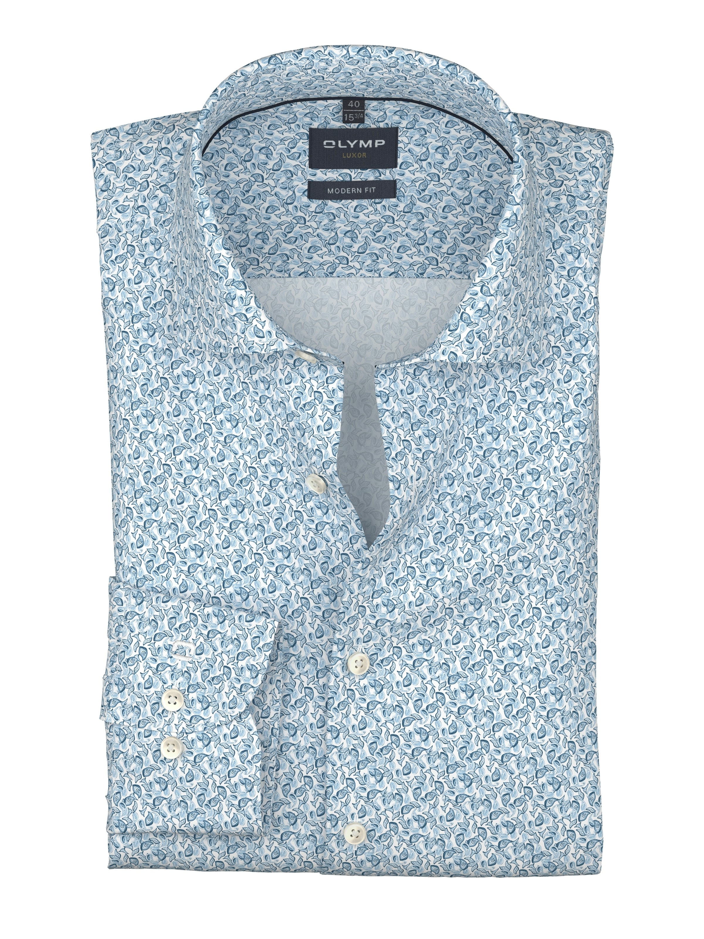 OLYMP Chemise à manches longues »Luxor« Businesshemd, Global-Kentkragen, modern fit