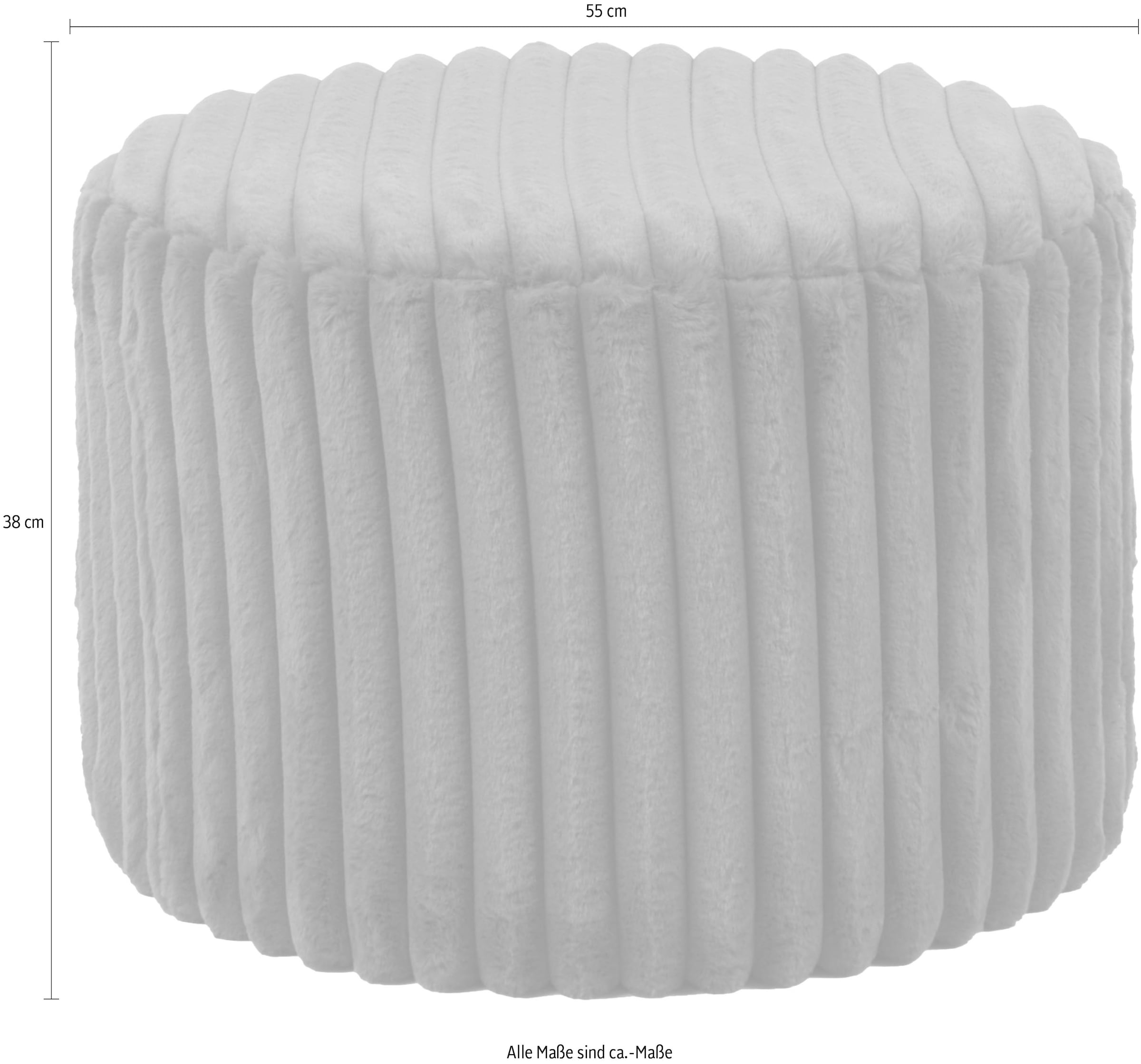 SalesFever Polsterhocker »Komfortabler Polsterhocker« Bezugstoff Oeko-Tex zertifiziert und PFC-frei