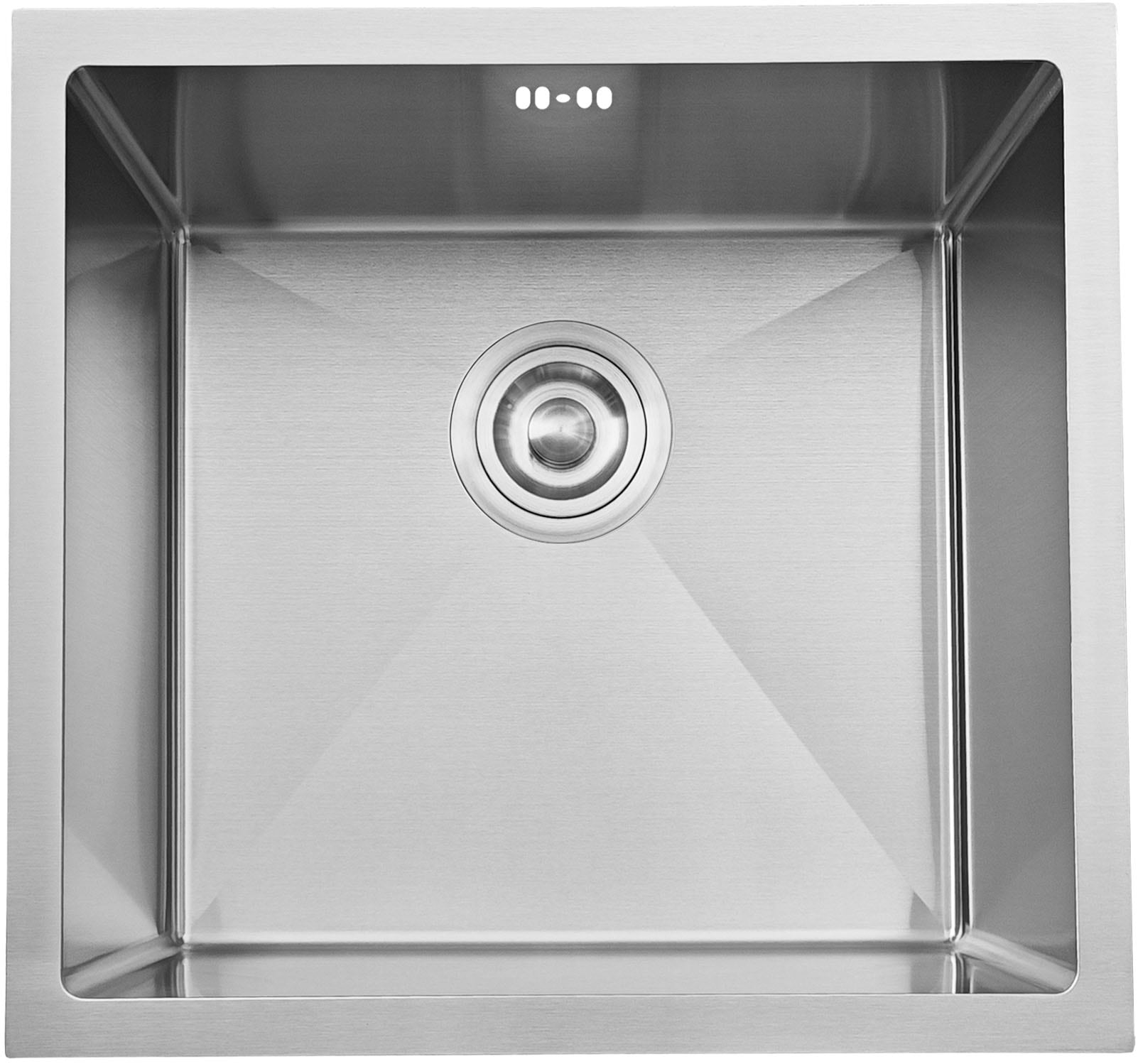 welltime Évier en acier inoxydable »Stan« Inclus garniture de vidange et trop-plein, 
