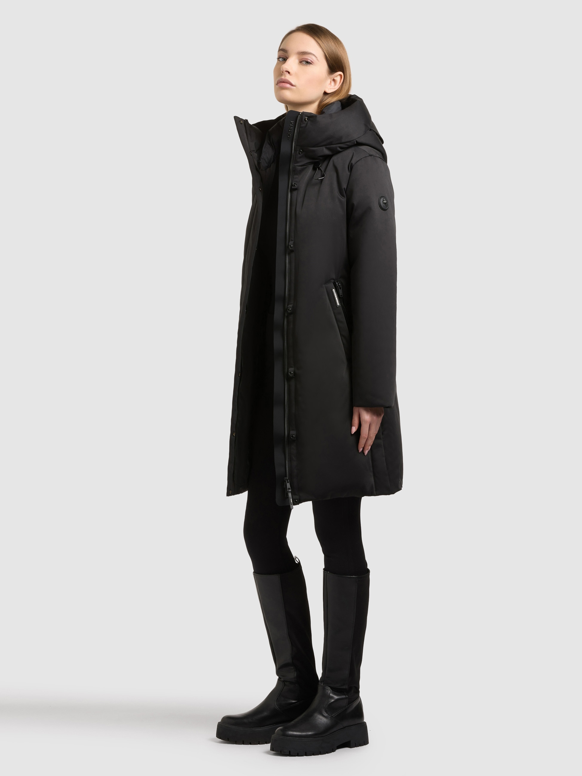 khujo Manteau d'hiver »HICKLE« abnehmbare Rucksackträger in der Innenseite