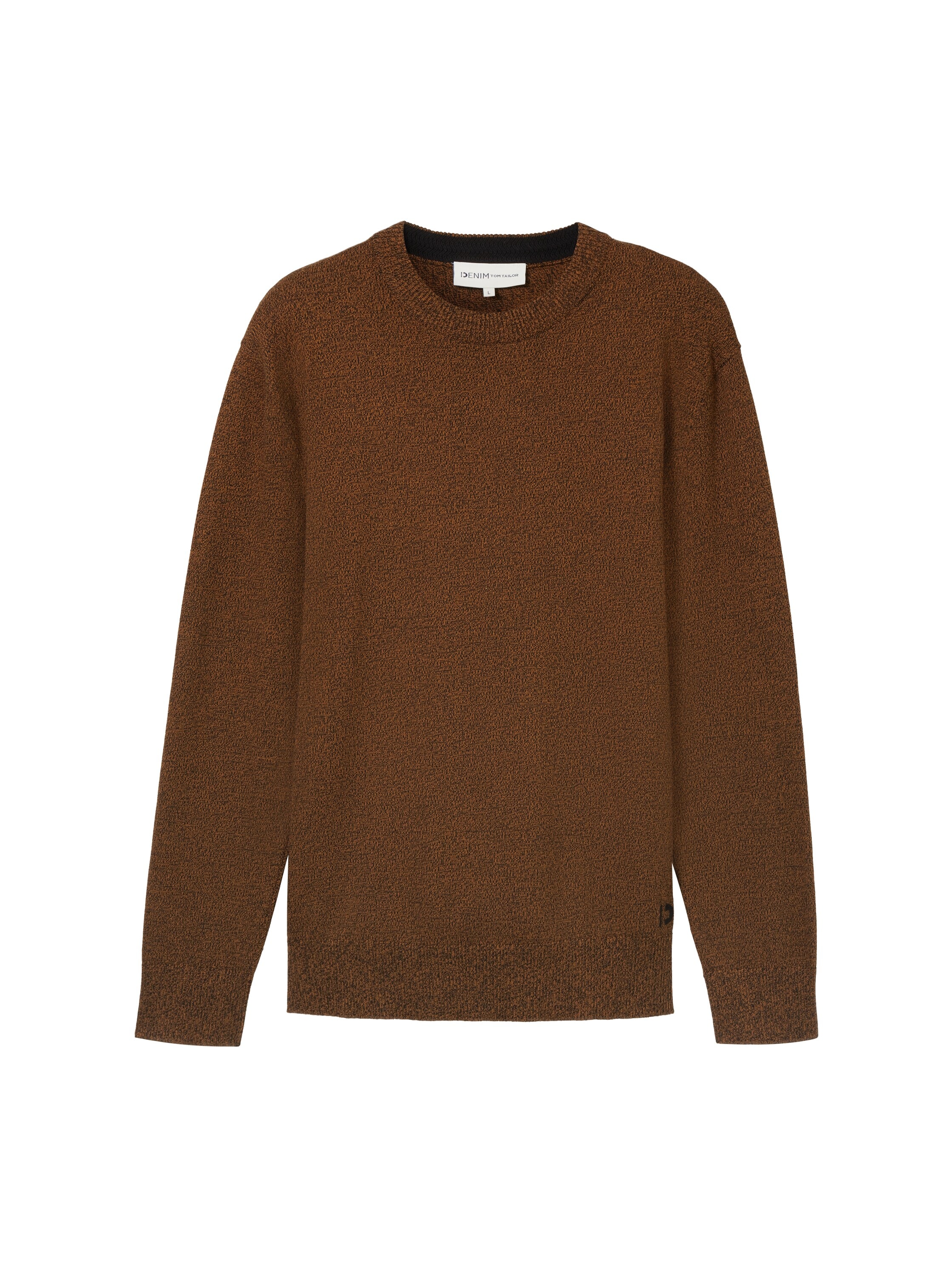 TOM TAILOR Denim Pull en tricot in melierter Optik