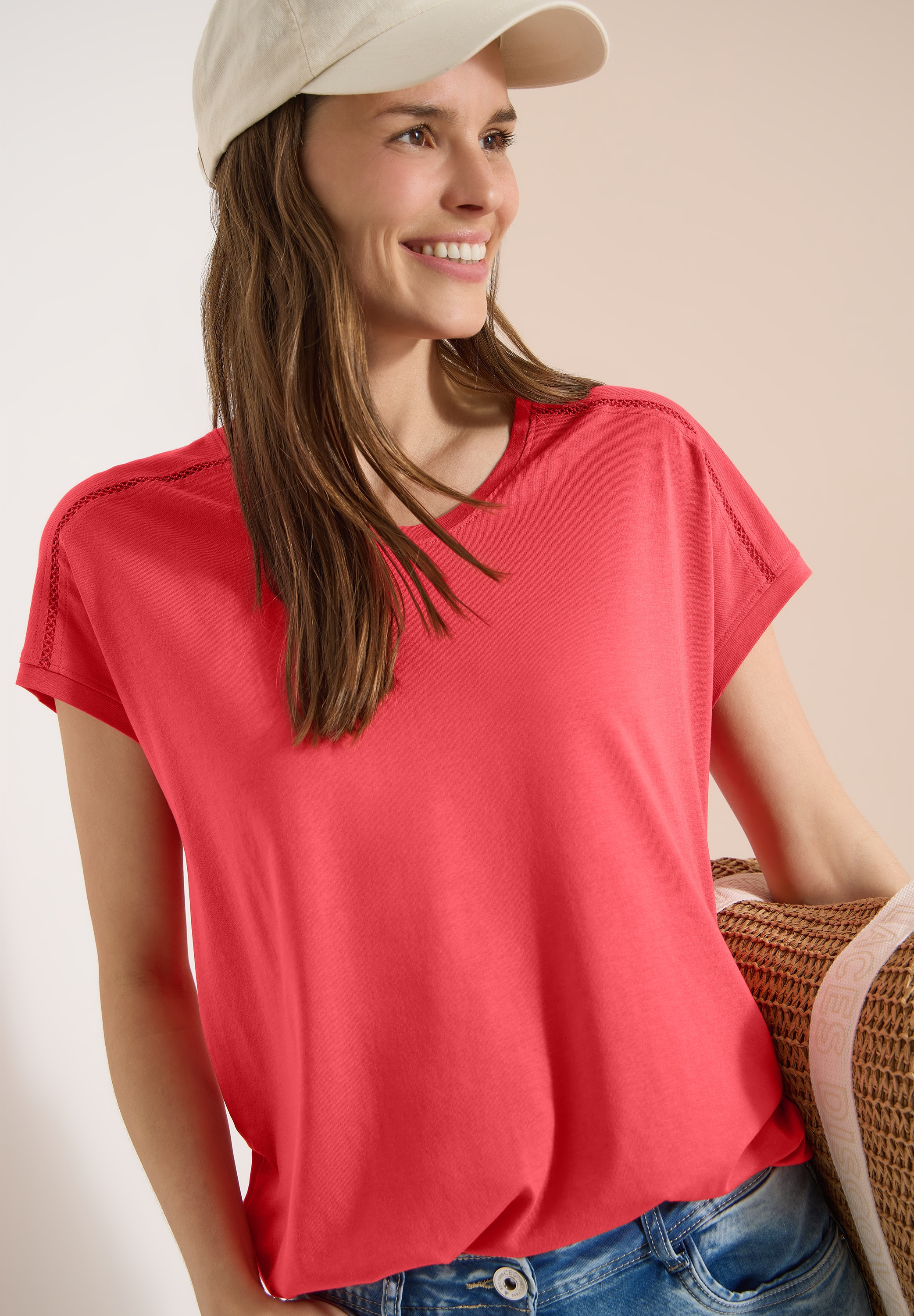 Cecil T-shirt avec ceinture élastique