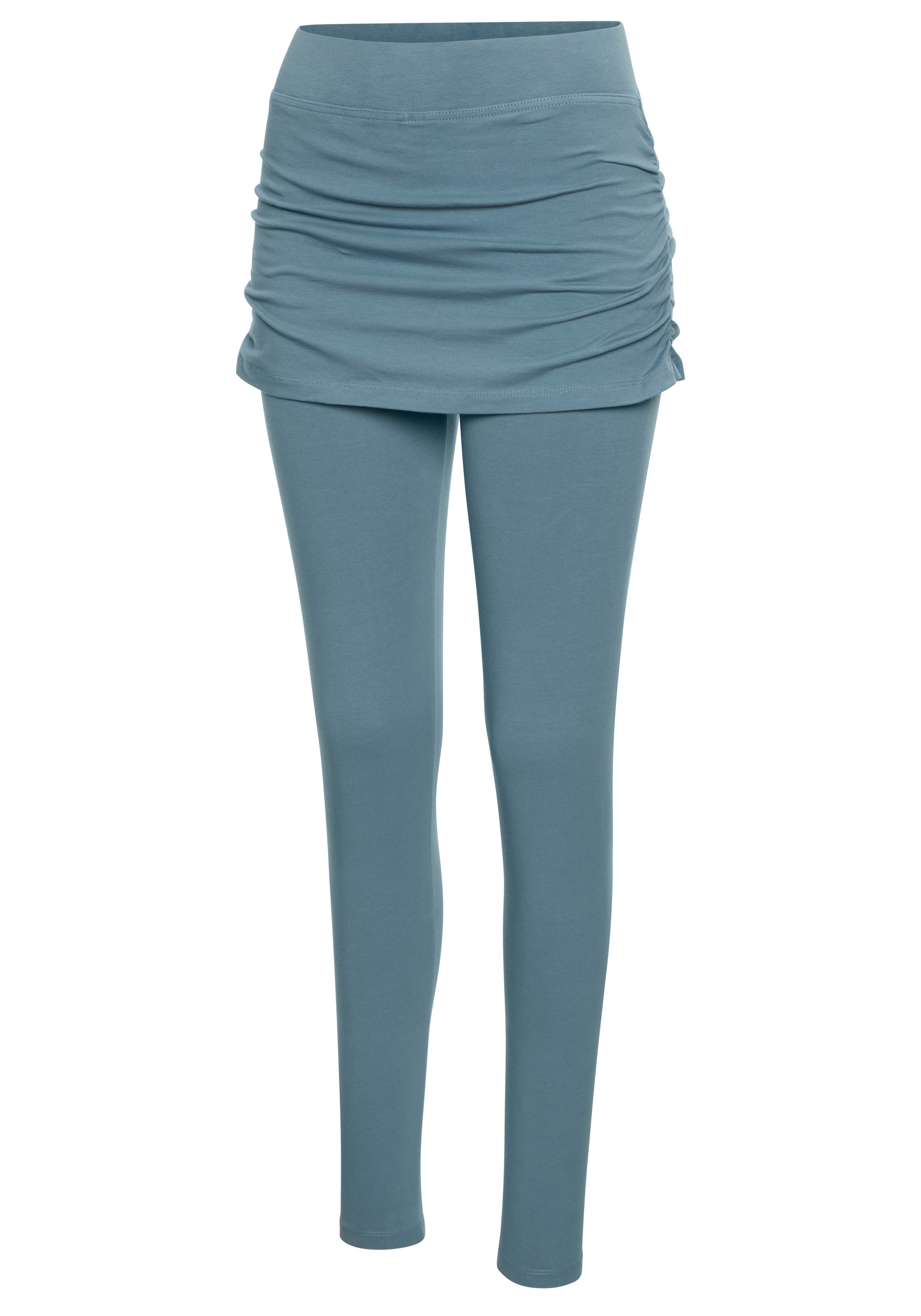 Vivance Active by Lascana Leggings  avec jupe attachée froncée sur le côté,