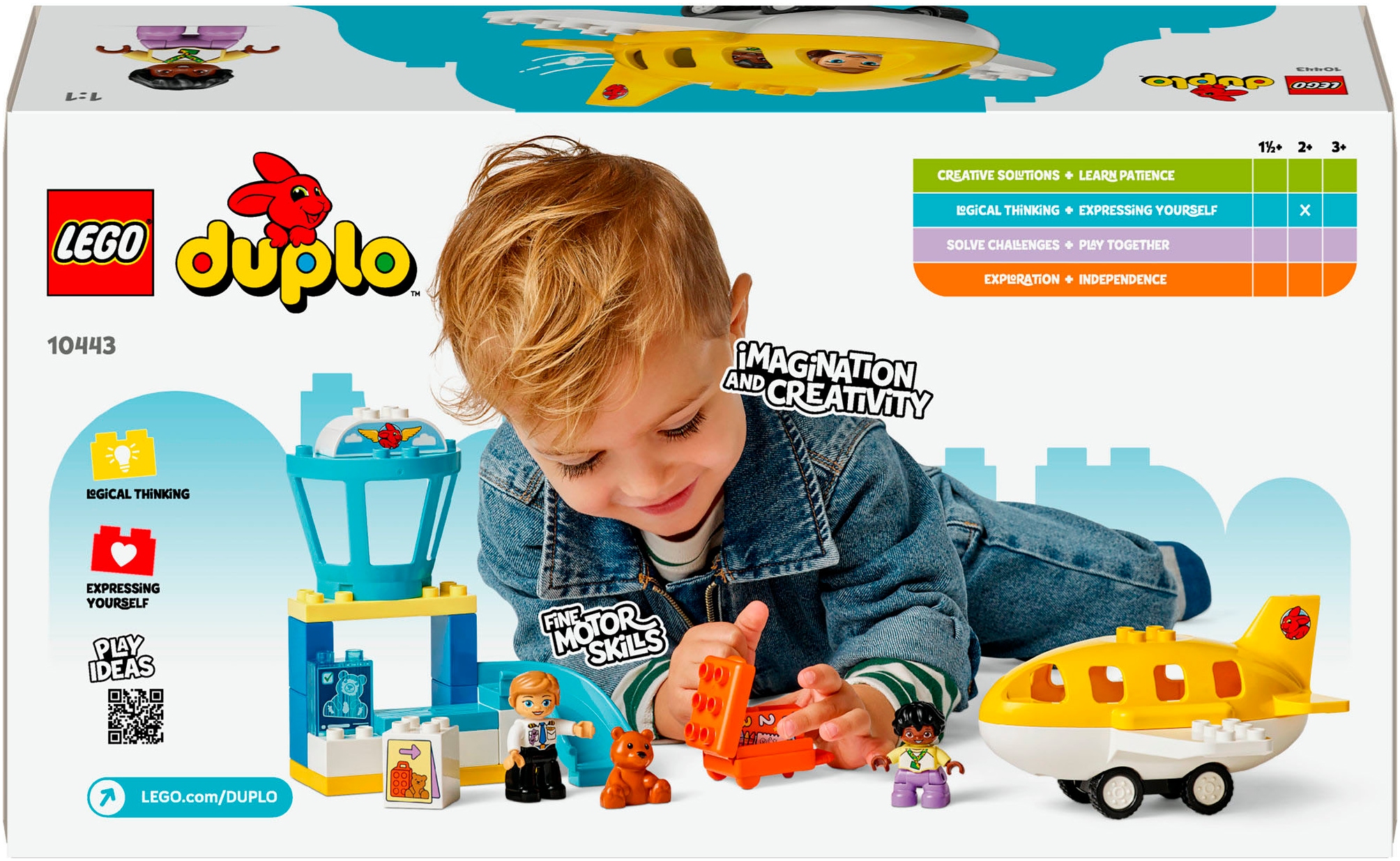 LEGO® Pions de construction »Erster Besuch im Flughafen (10443), LEGO DUPLO Town« Made in Europe
