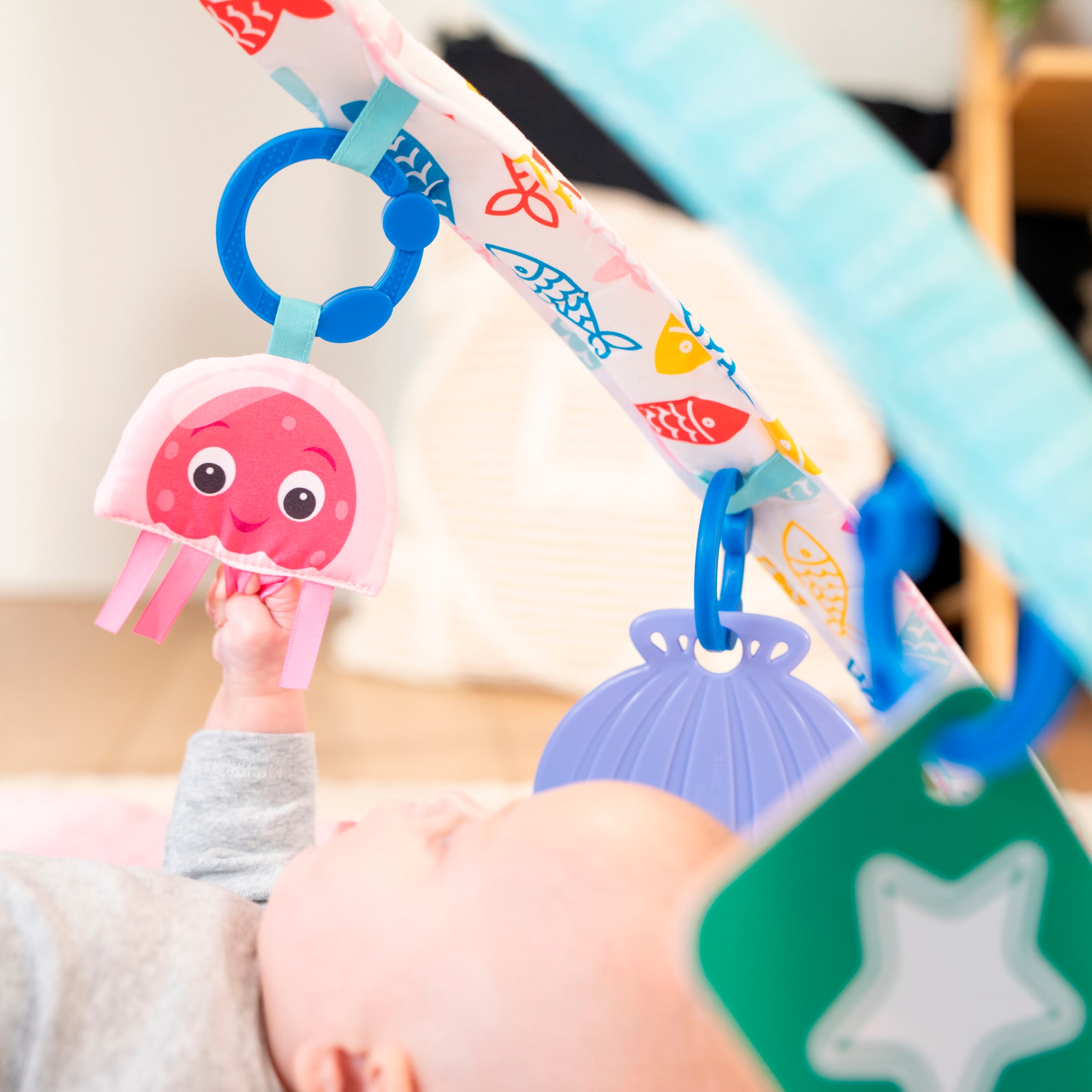 Baby Einstein Spielbogen »4-in-1 Kickin’ Tunes Jellyfish Jamboree Music & Language Discovery Gym« mit Soundeffekt