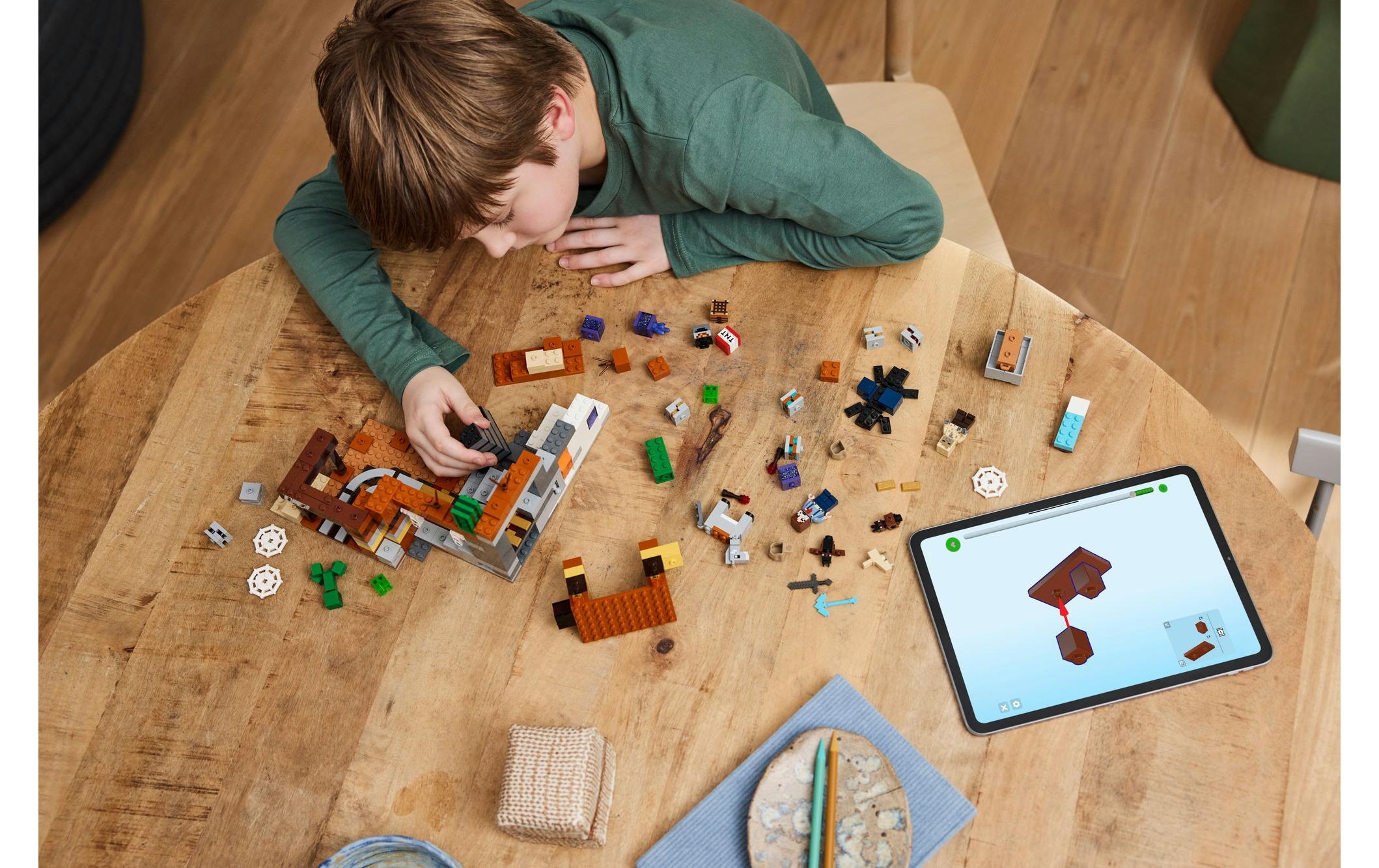 LEGO® Spielbausteine »Minecraft Die Mine in den Badlands 21263«