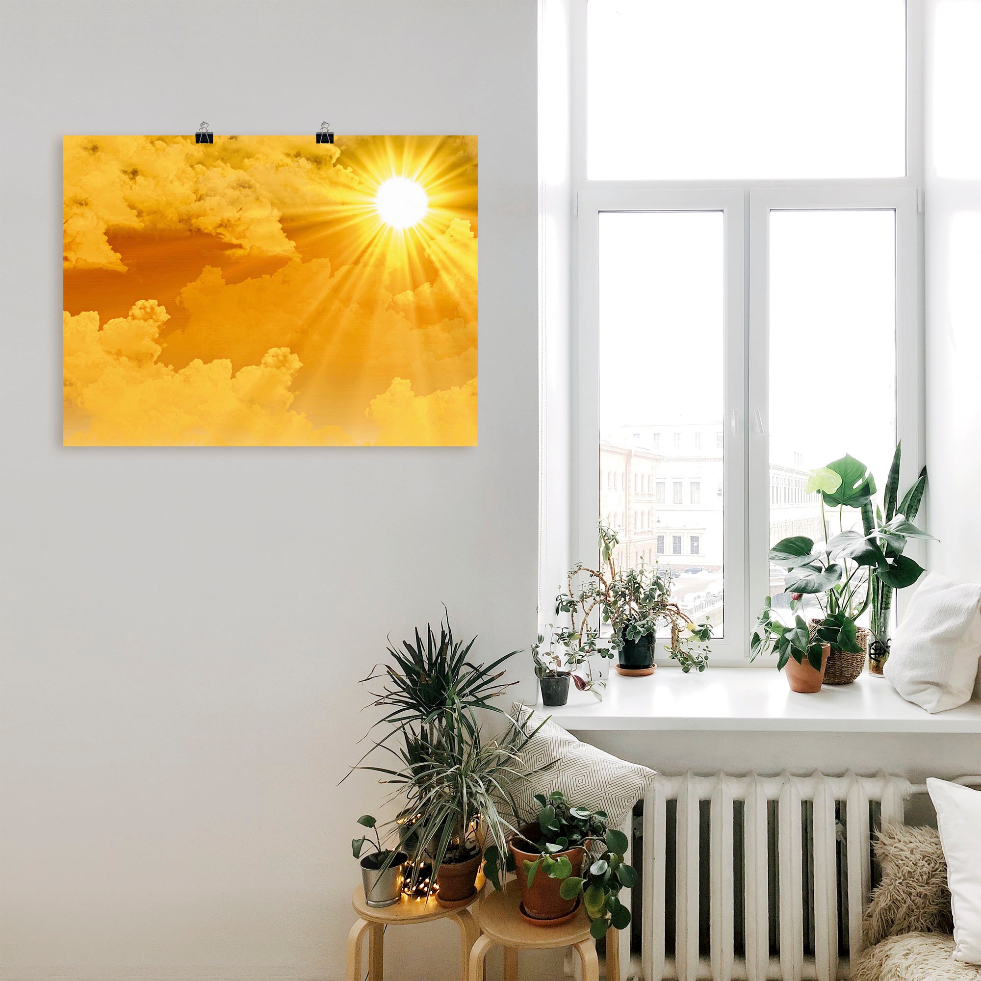 Artland Wandbild »Warme Sonnenstrahlen« Himmel 1 Stk. tlg. als Leinwandbild, Poster, Wandaufkleber in verschied. Grössen