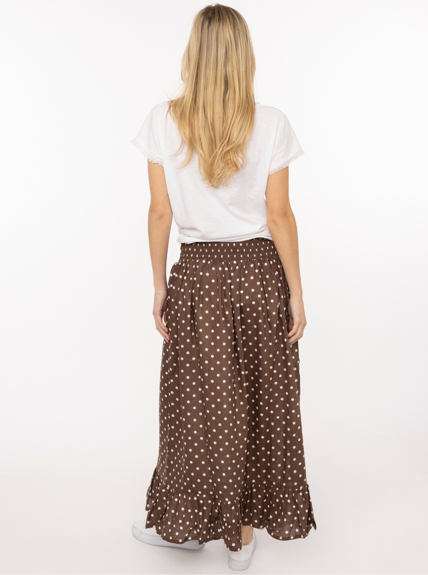 Zwillingsherz Maxi jupe »"Classic Dots"« longueur cheville, ceinture élastique, avec pois