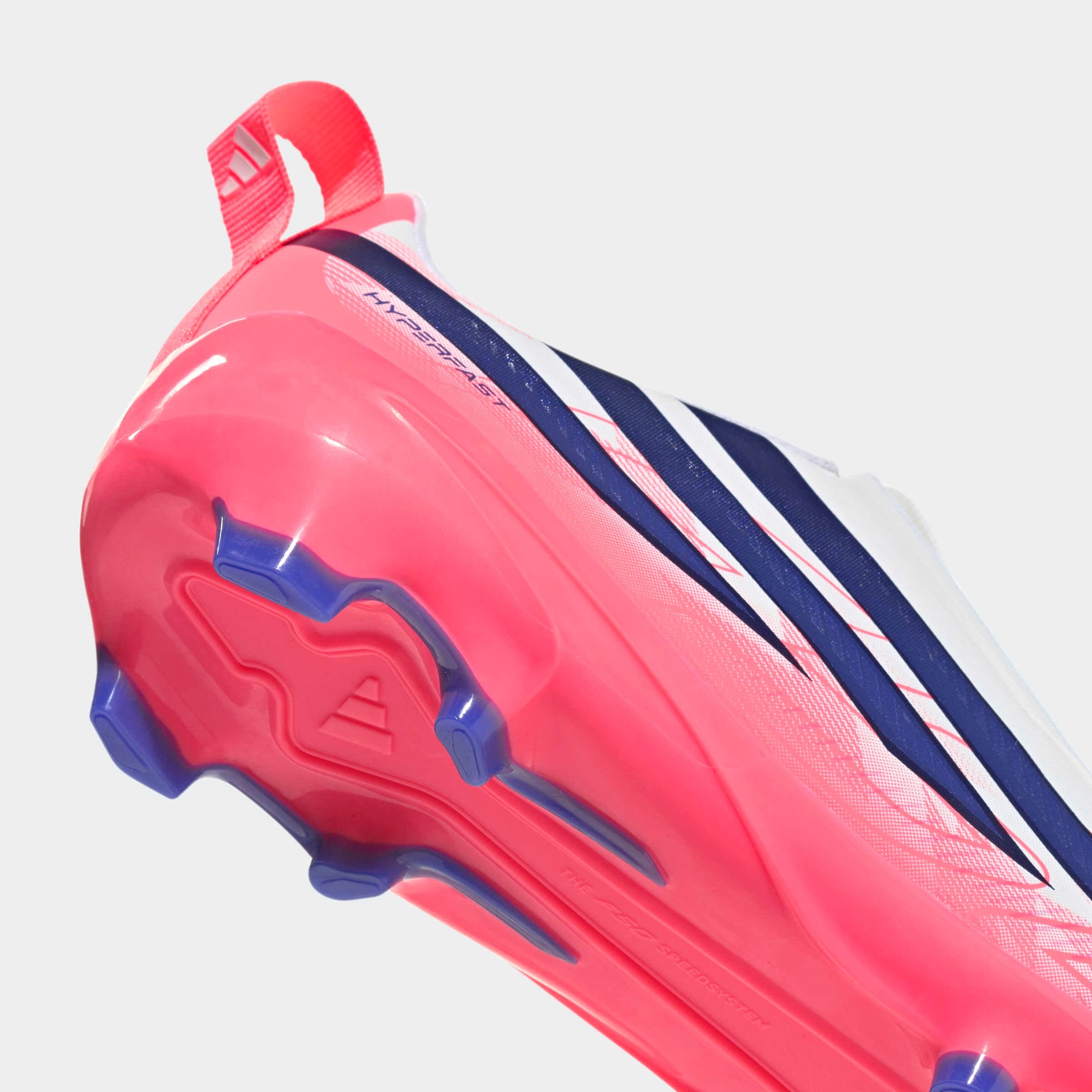 adidas Performance Fussballschuh »F50 HYPERFAST LEAGUE KIDS , FESTE BÖDEN, OHNE SCHNÜRSENKEL«  Aussensohle für Rasen und feste Böden, für Jugendliche & Kinder