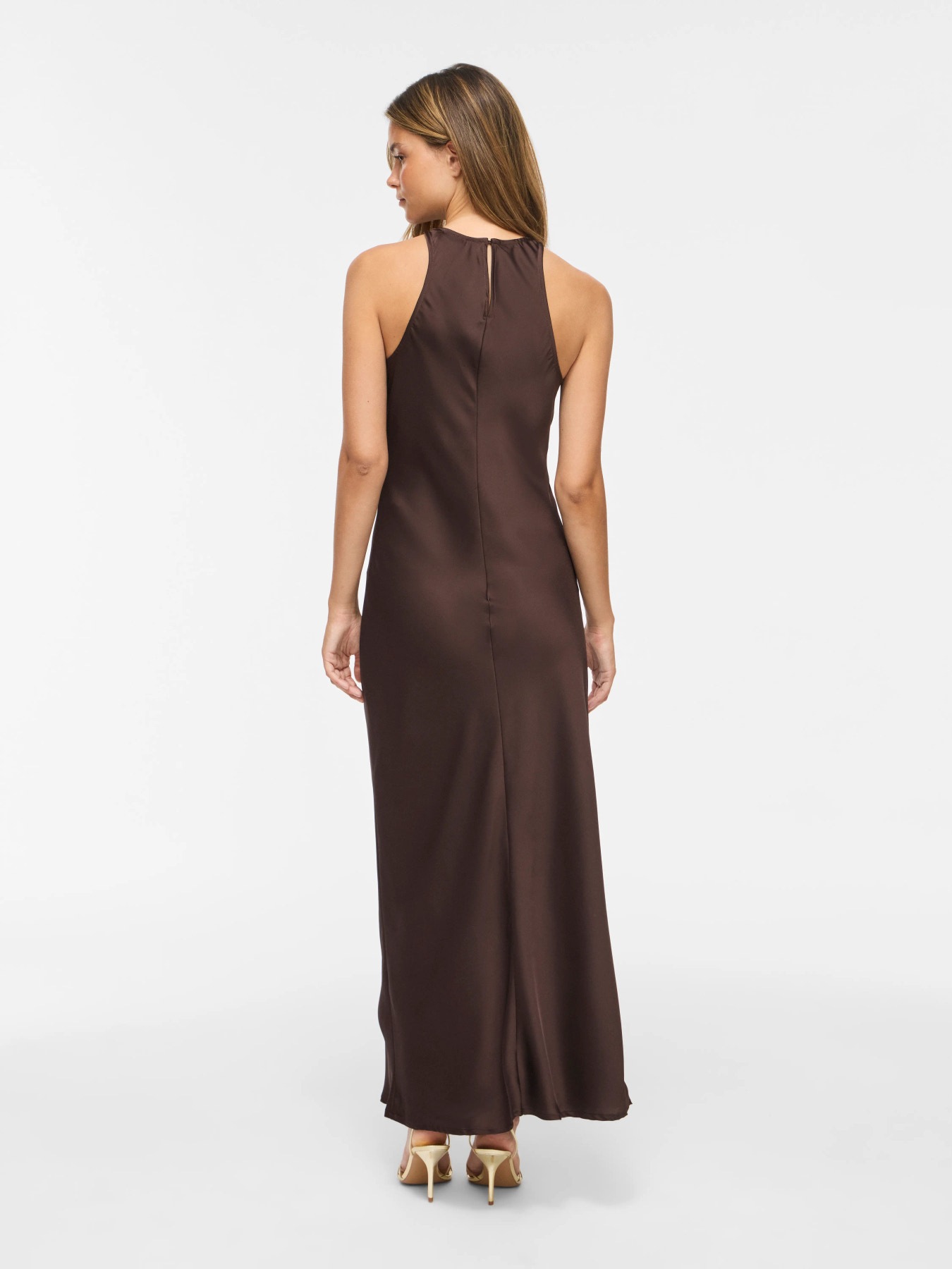 Vila Maxi robe »VIRAVENNA S/L ANKLE DRESS - NOOS/OC« Kunstfaser, regular fit