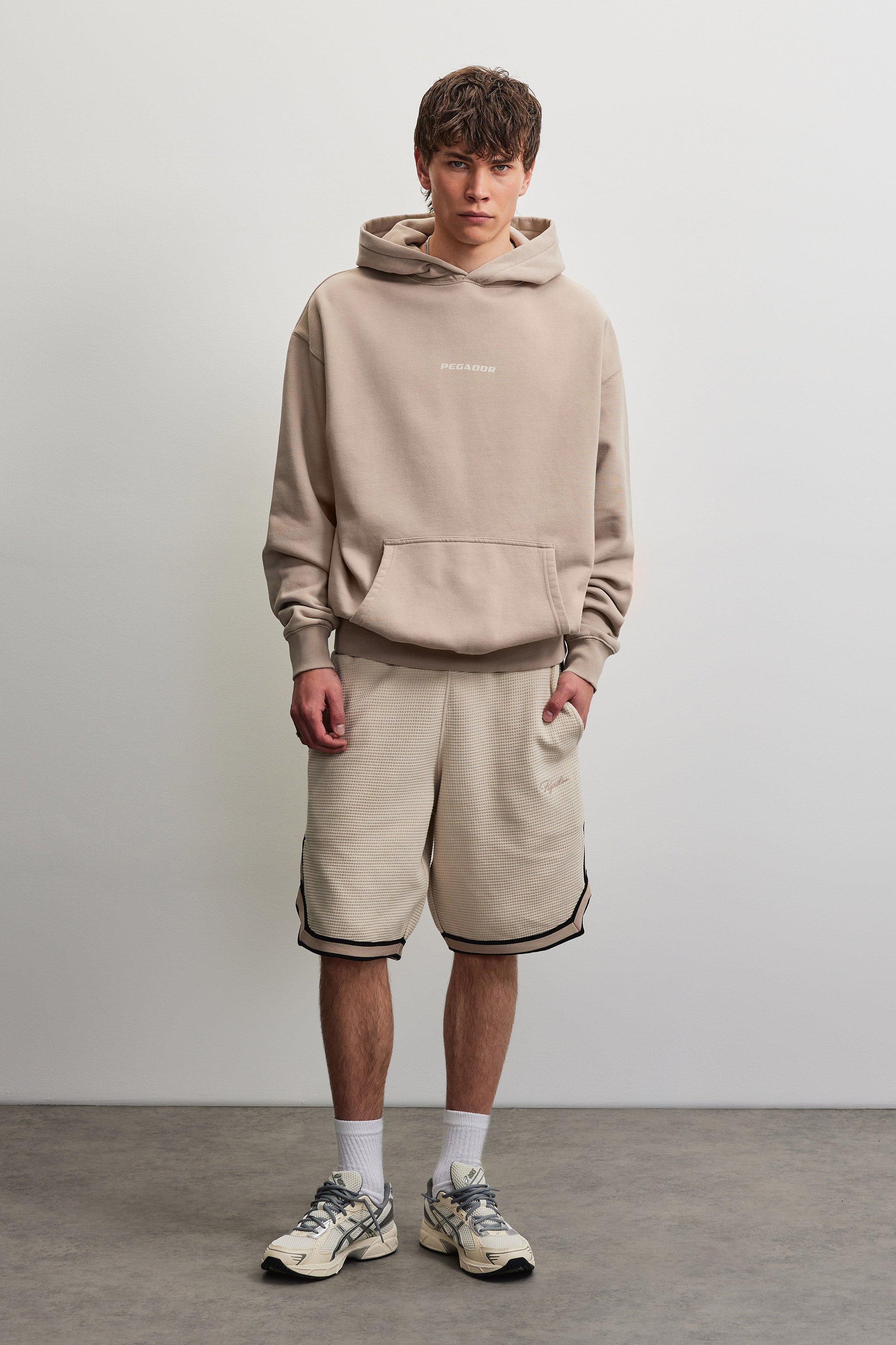 PEGADOR Sweat à capuche »COLNE LOGO OVERSIZED HOODIE«, mélange de coton, oversize
